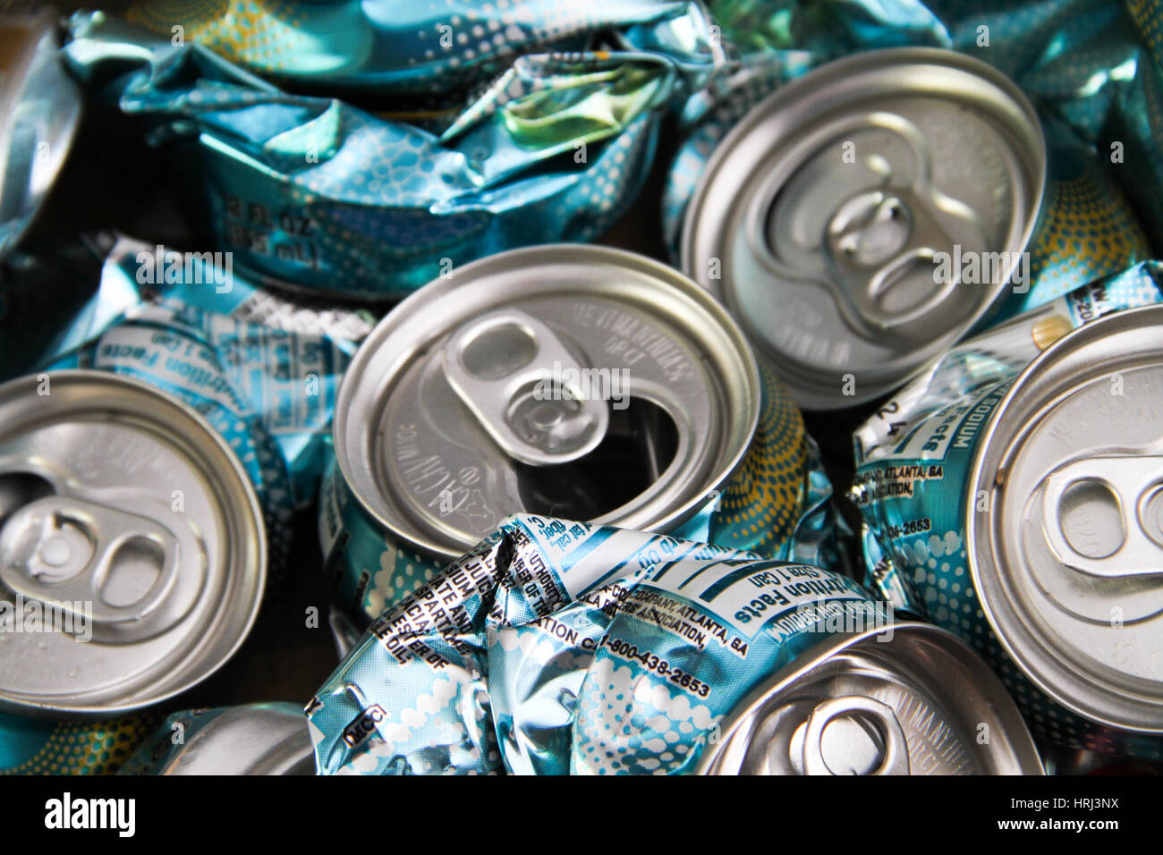 Aluminum Cans for Recycling Stock Photo Alamy