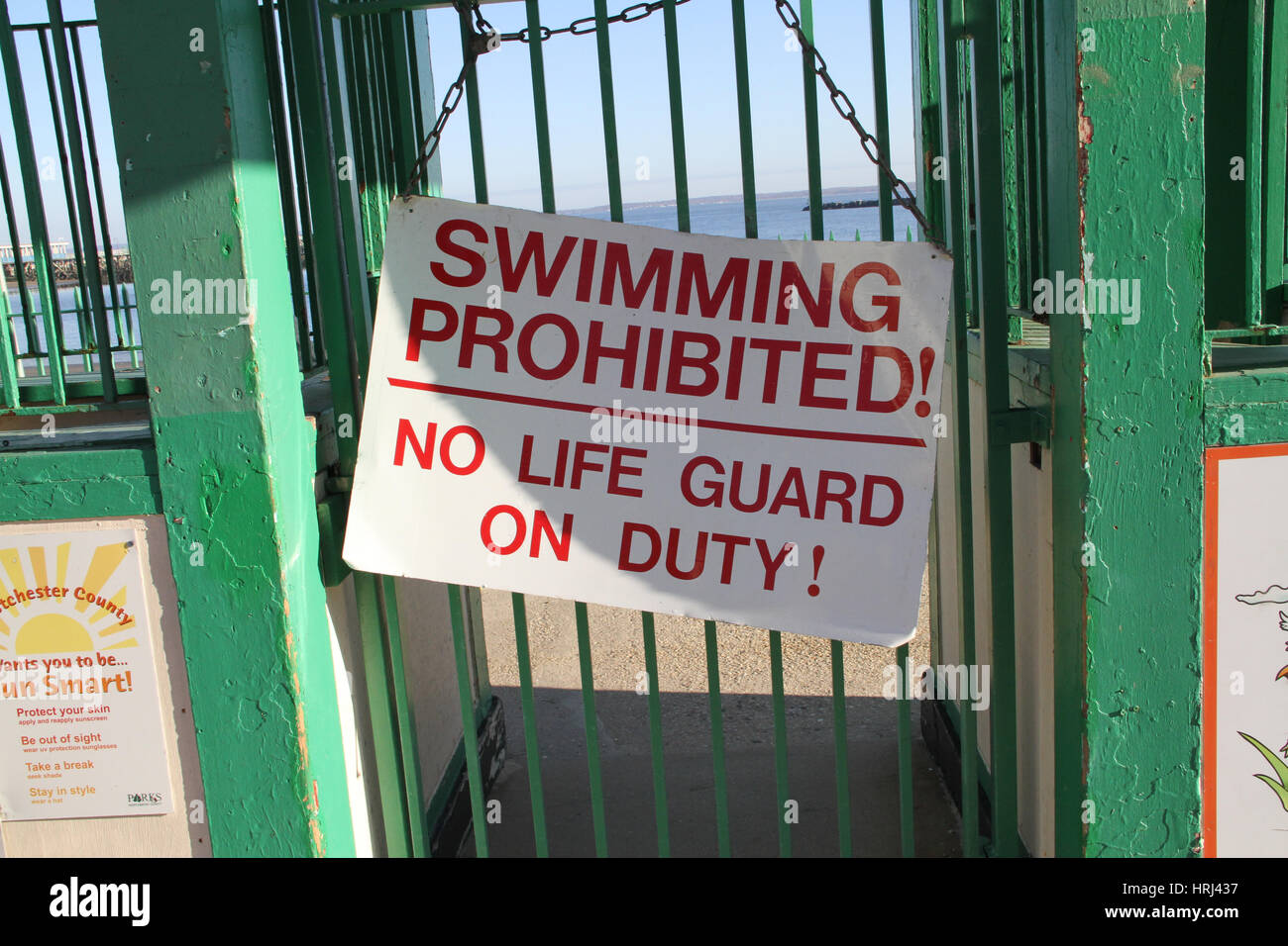 No Swimming Stock Photo