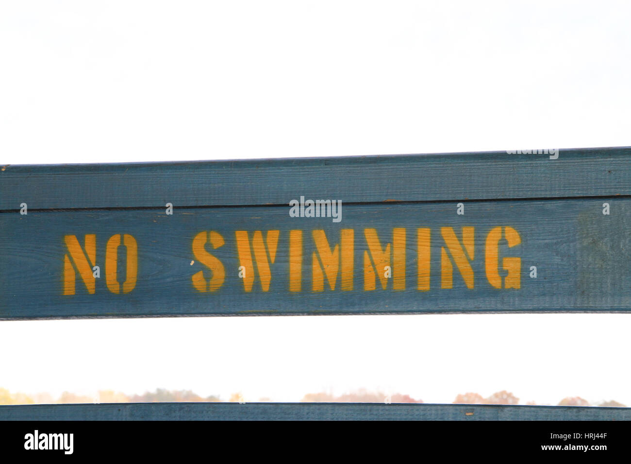 No Swimming Stock Photo