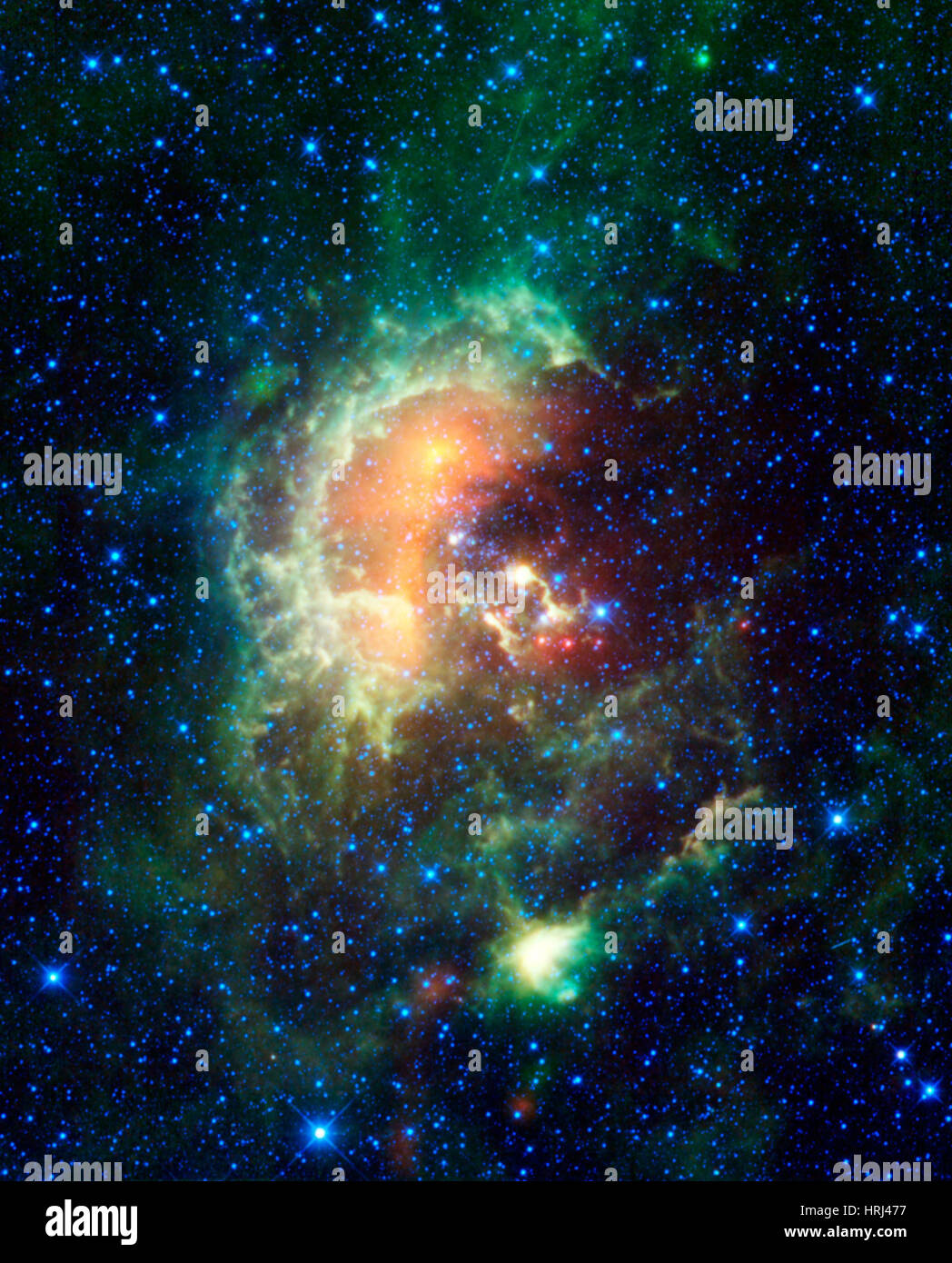 Tadpole Nebula Stock Photo