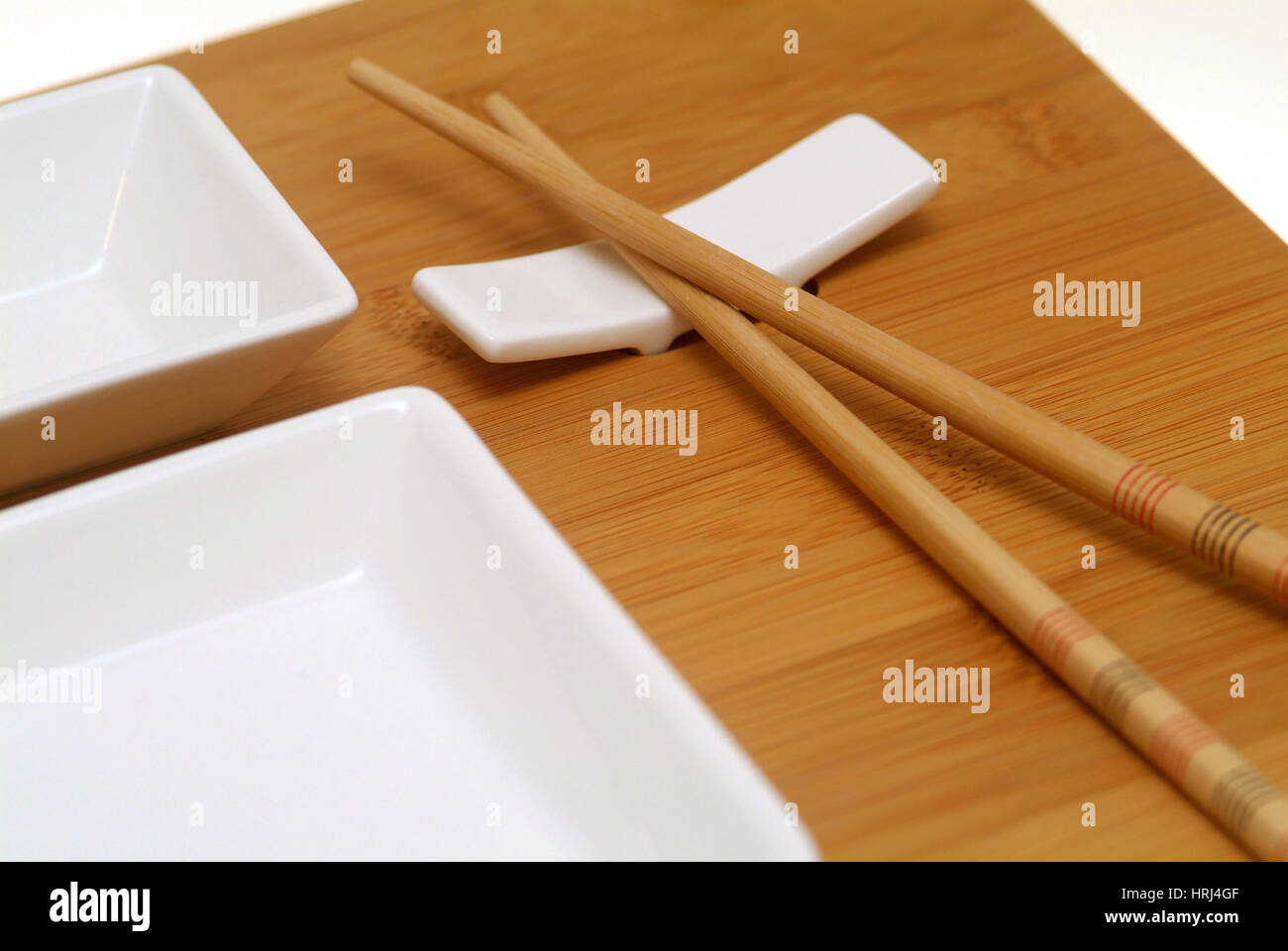 Chinesische St?bchen, Essbesteck - Chinese chopsticks, flatware Stock Photo