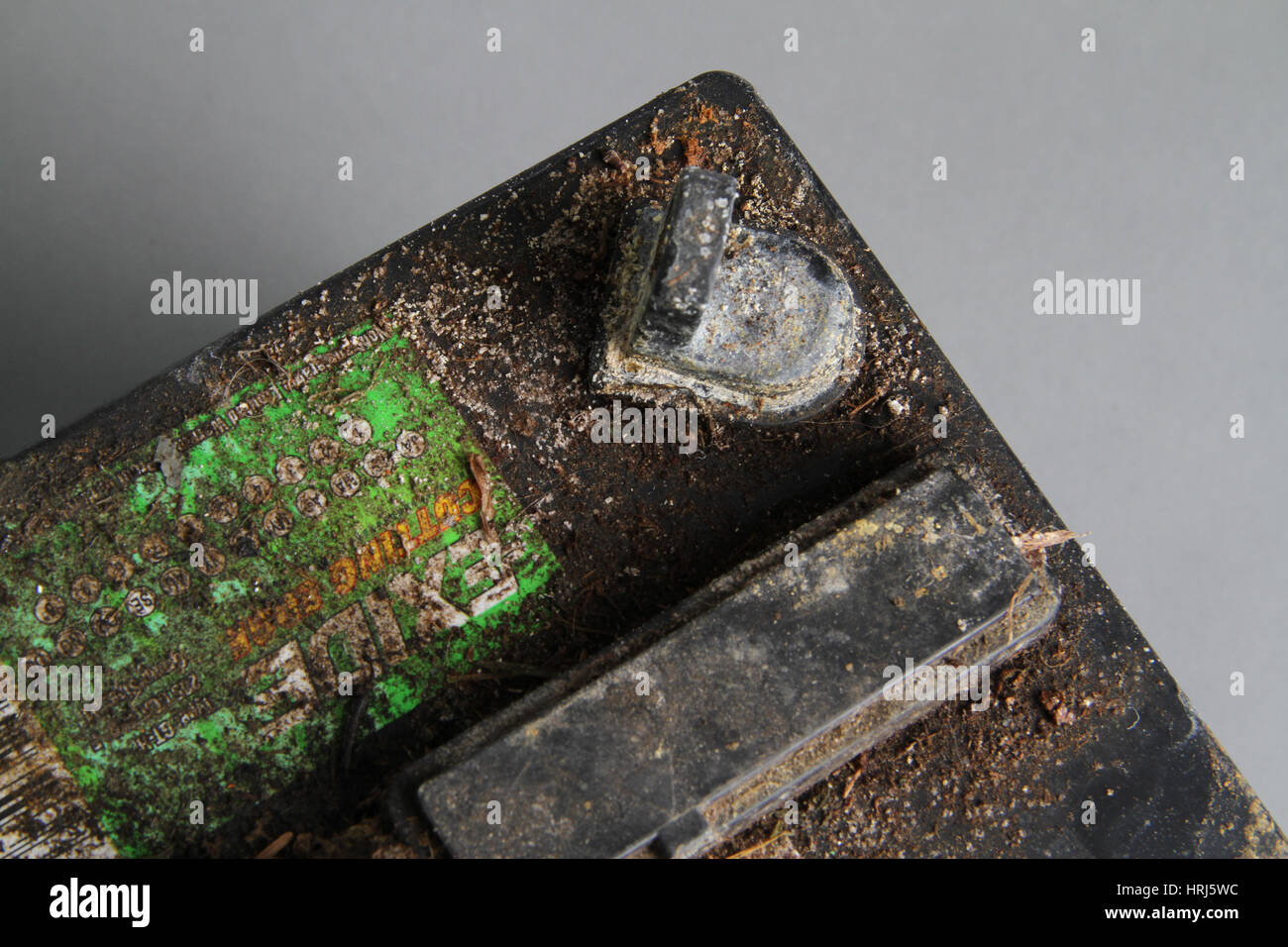 Corroded automotive battery Stock Photo Alamy