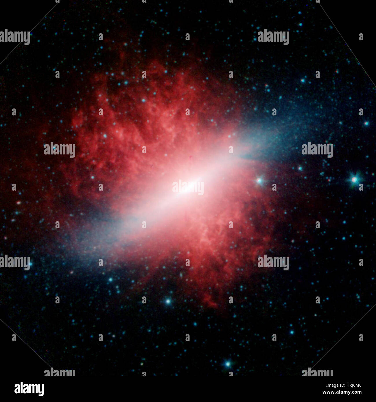 Cigar Galaxy, M82, NGC 3034 Stock Photo