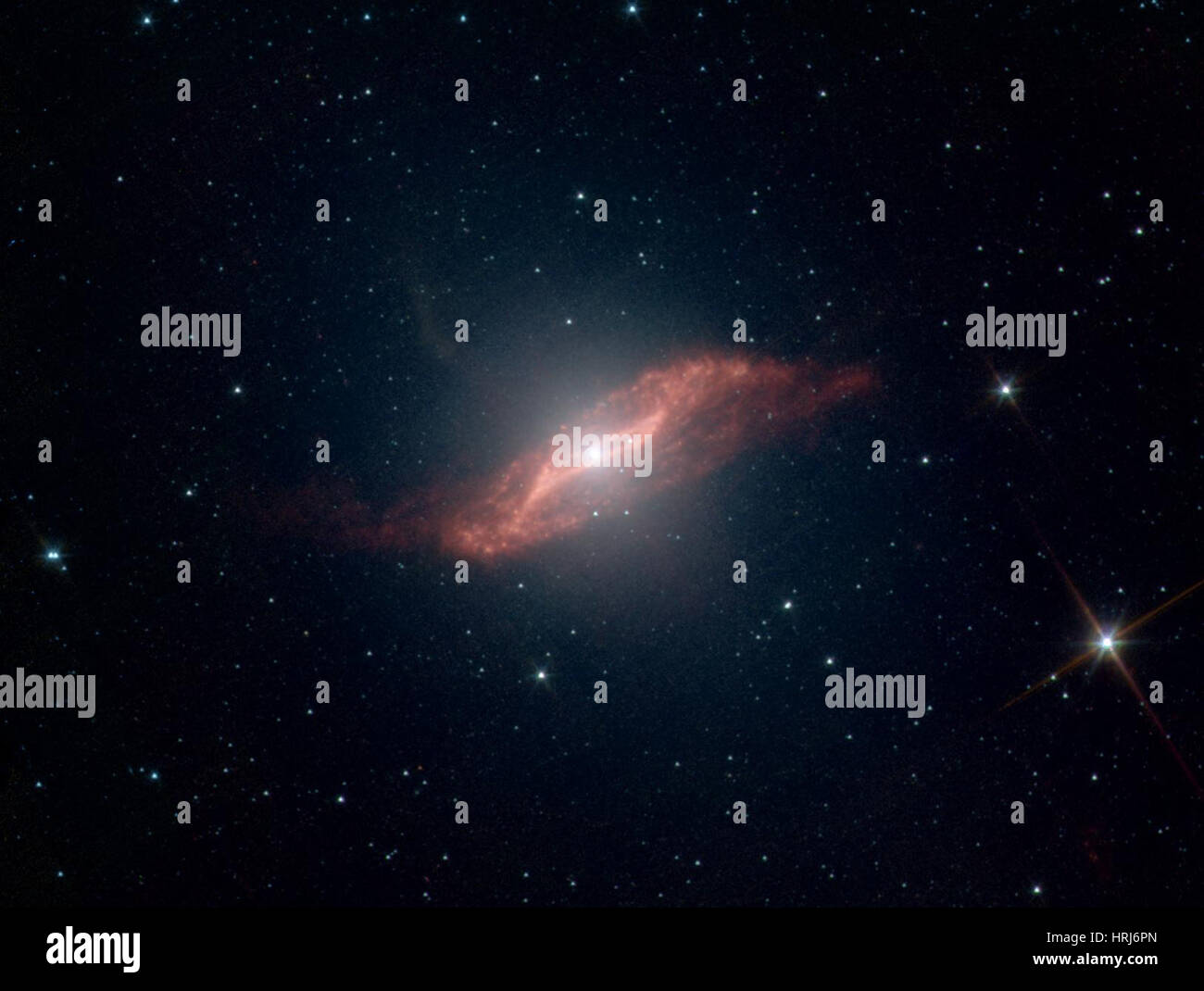 NGC 5128, Centaurus A, Lenticular Galaxy Stock Photo