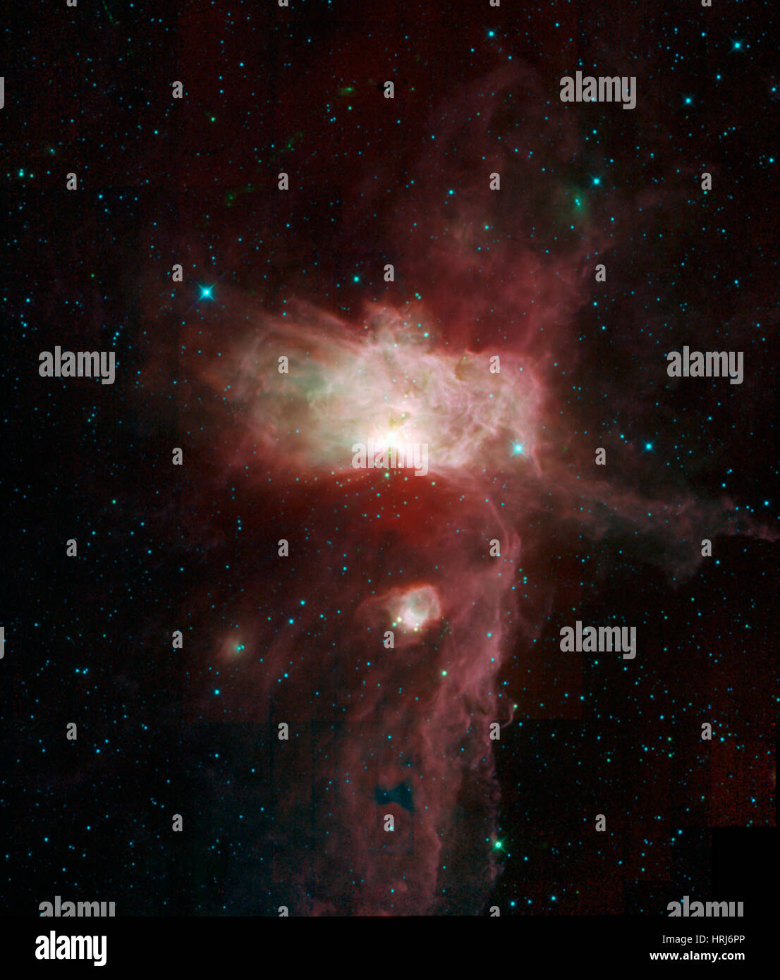 Orion Molecular Cloud Nebulae Stock Photo