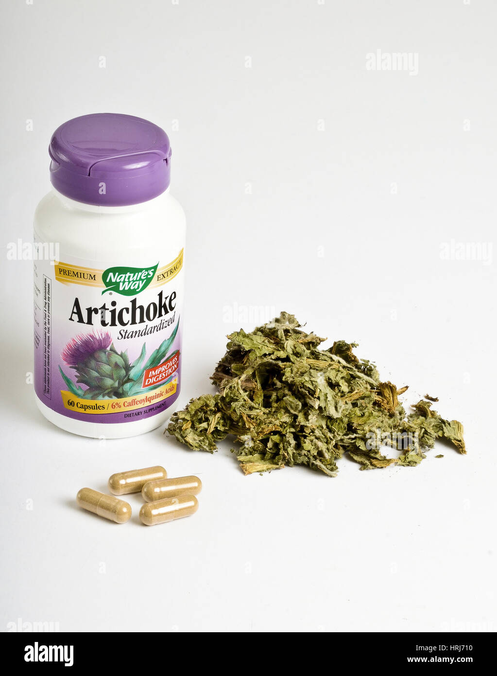 Medicinal Artichoke Stock Photo