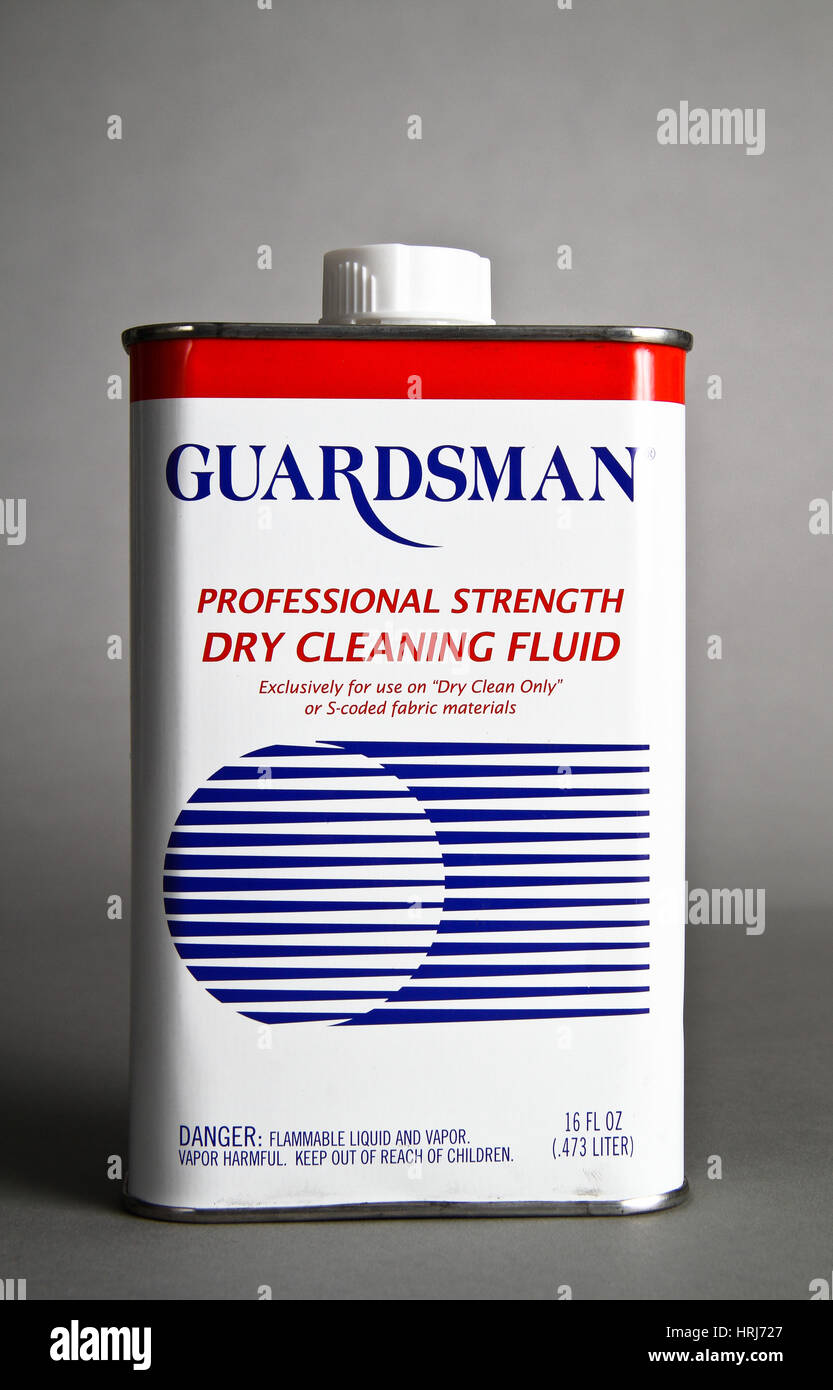 Dry Cleaning Fluid Stock Photo Alamy