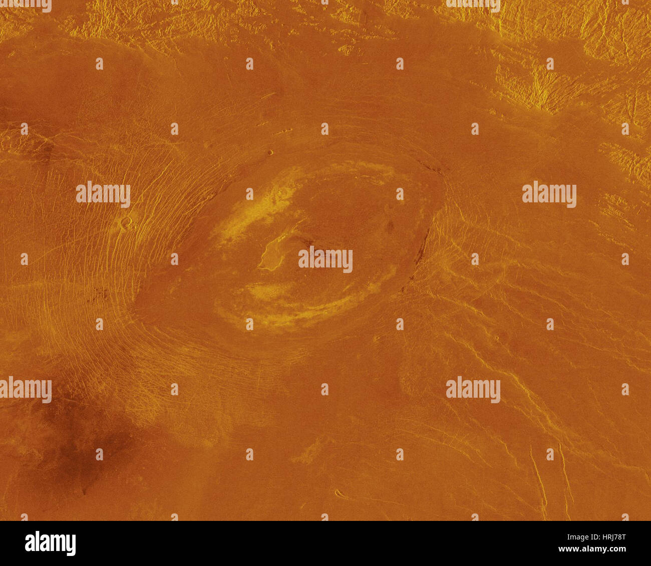 Venus, False Color of Sacajawea Petera Stock Photo