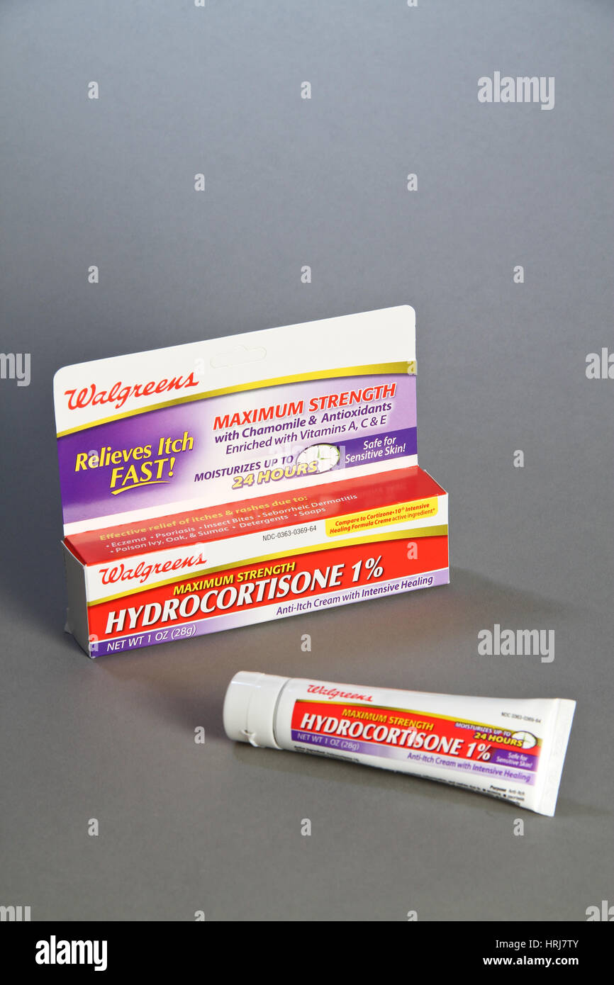 Hydrocortisone cream hi-res stock photography and images - Alamy