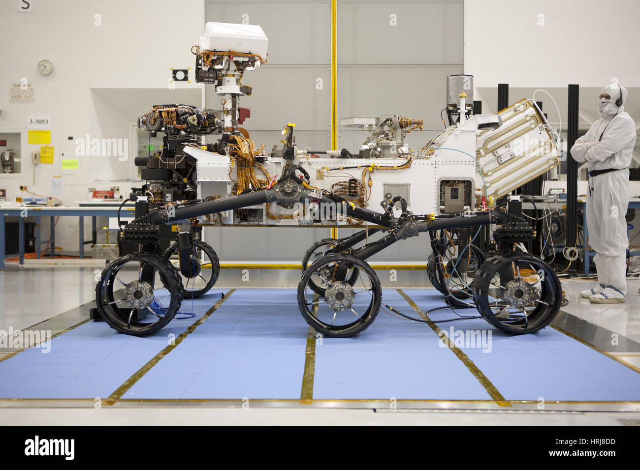NASA's Curiosity Rover in Profile Stock Photo