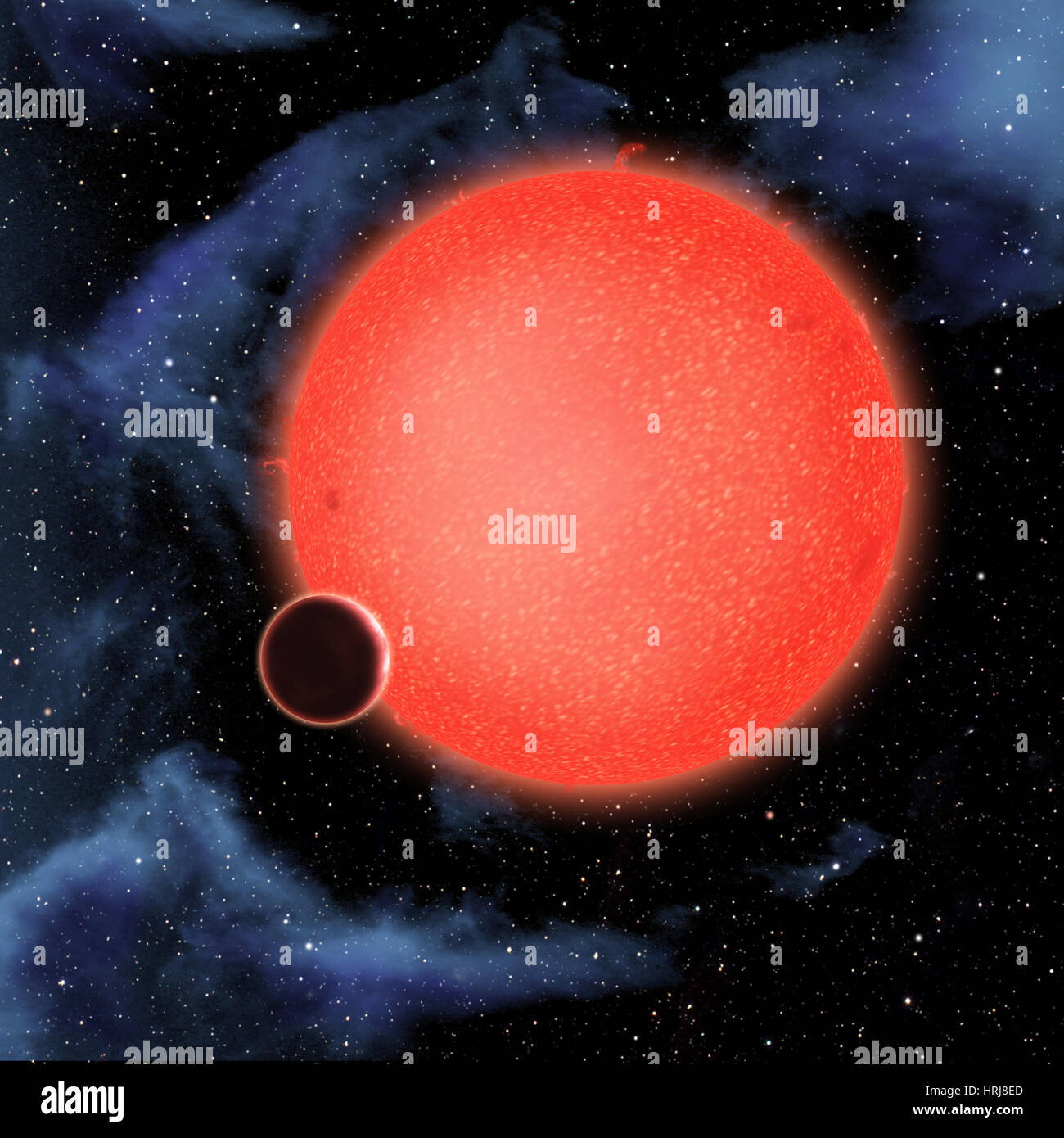 GJ 1214b Illustration Stock Photo Alamy