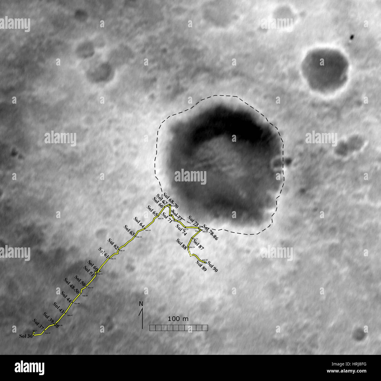 Mars Exploration Rover Mission: Spirit Traverse Maps