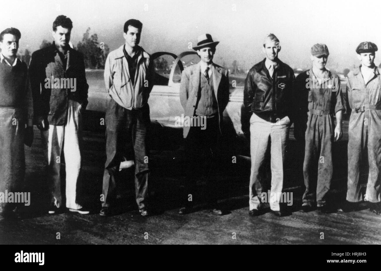 JATO Flight Test Crew, 1941 Stock Photo