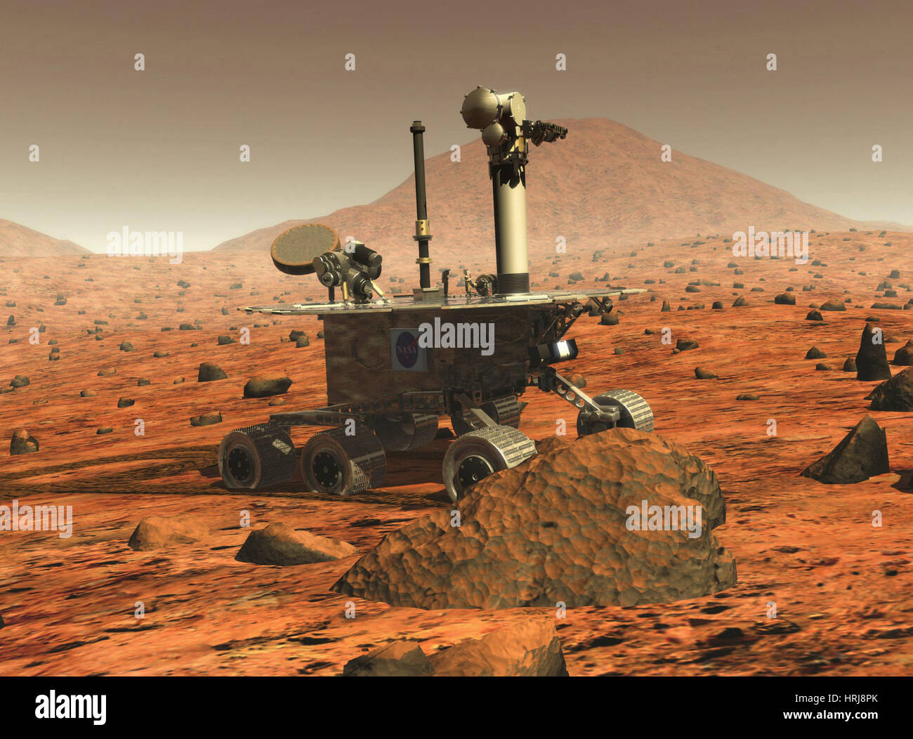 Mars 2003 Rover Stock Photo