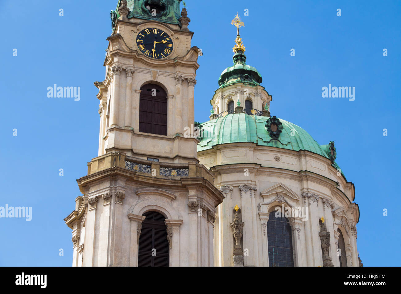 St. Nicholas Church. Prague. Czech Republic Stock Photo