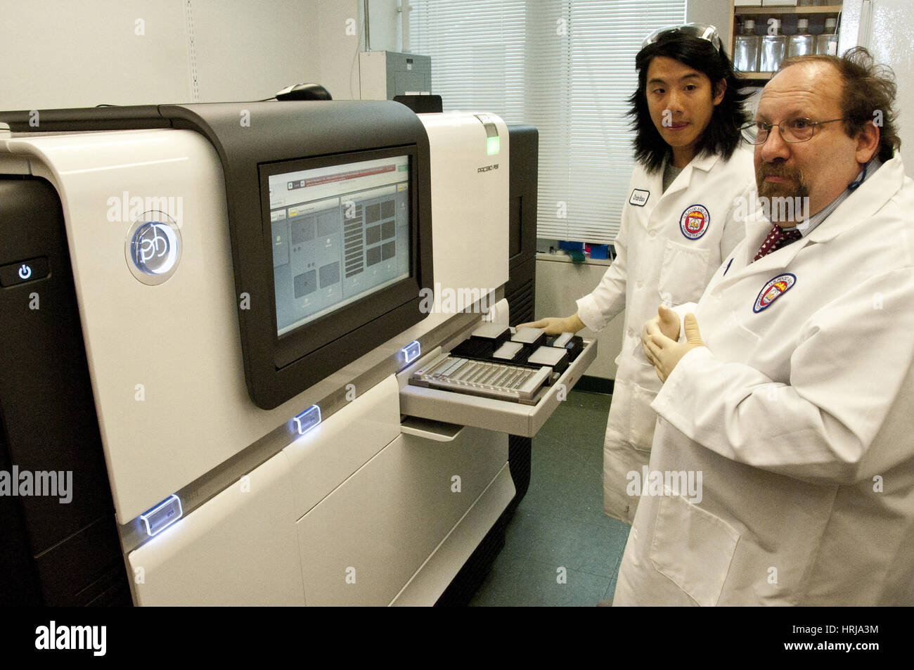 Comparative Genomics Genome Sequencing Machine Stock Photo