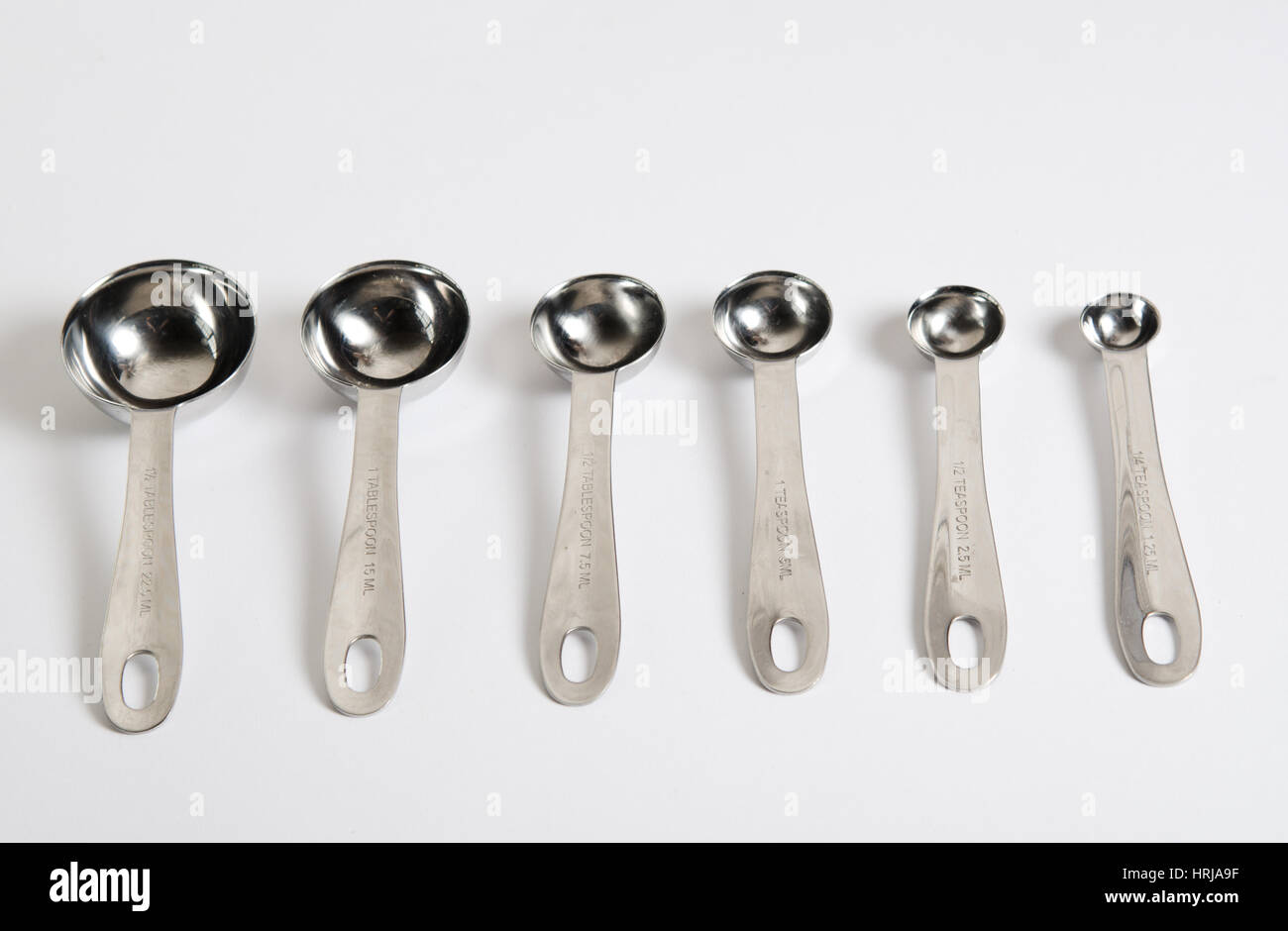 Measuring Spoons Stock Photo Alamy