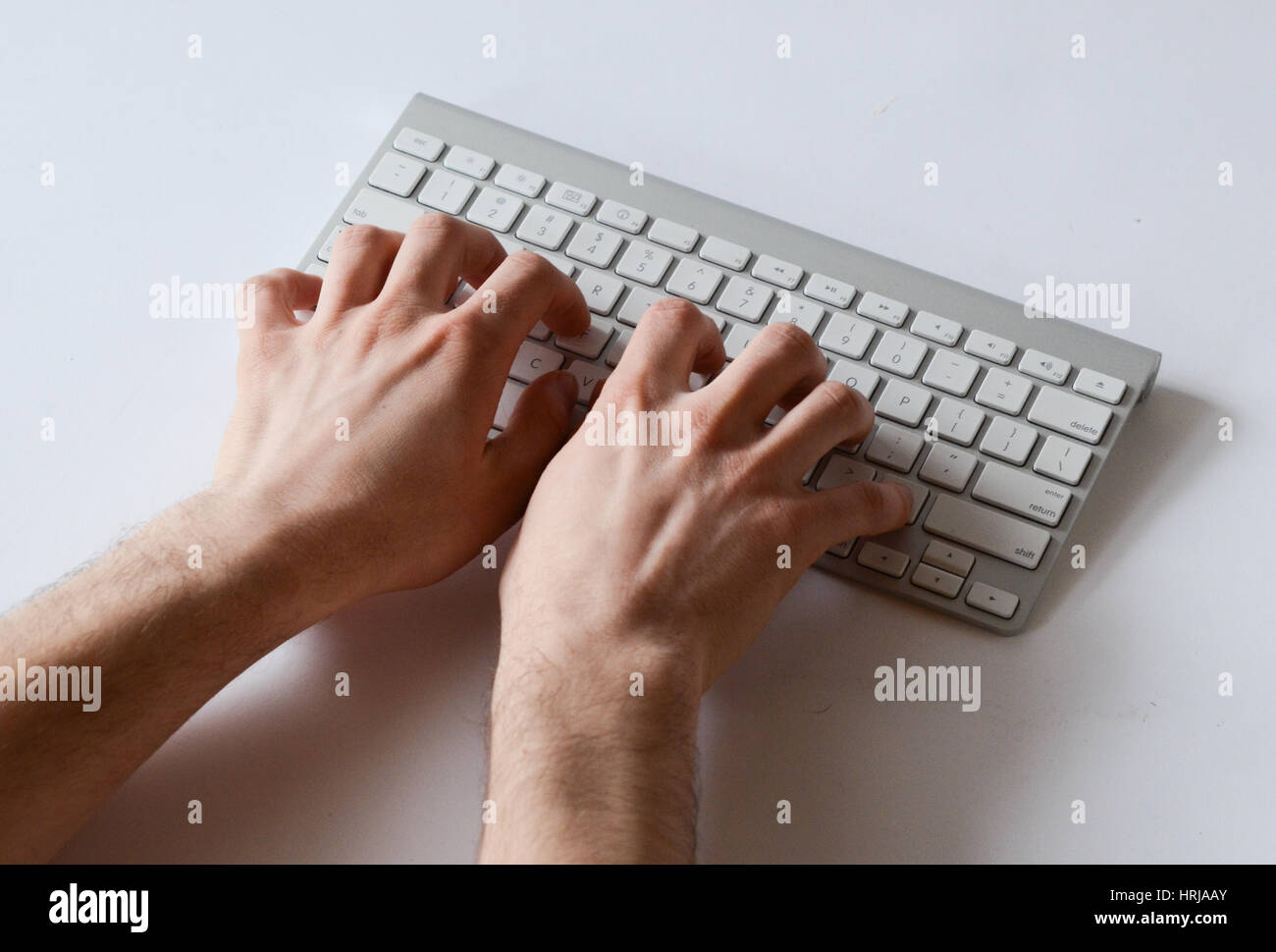 Positions Causing Carpal Tunnel, 5 of 5 Stock Photo