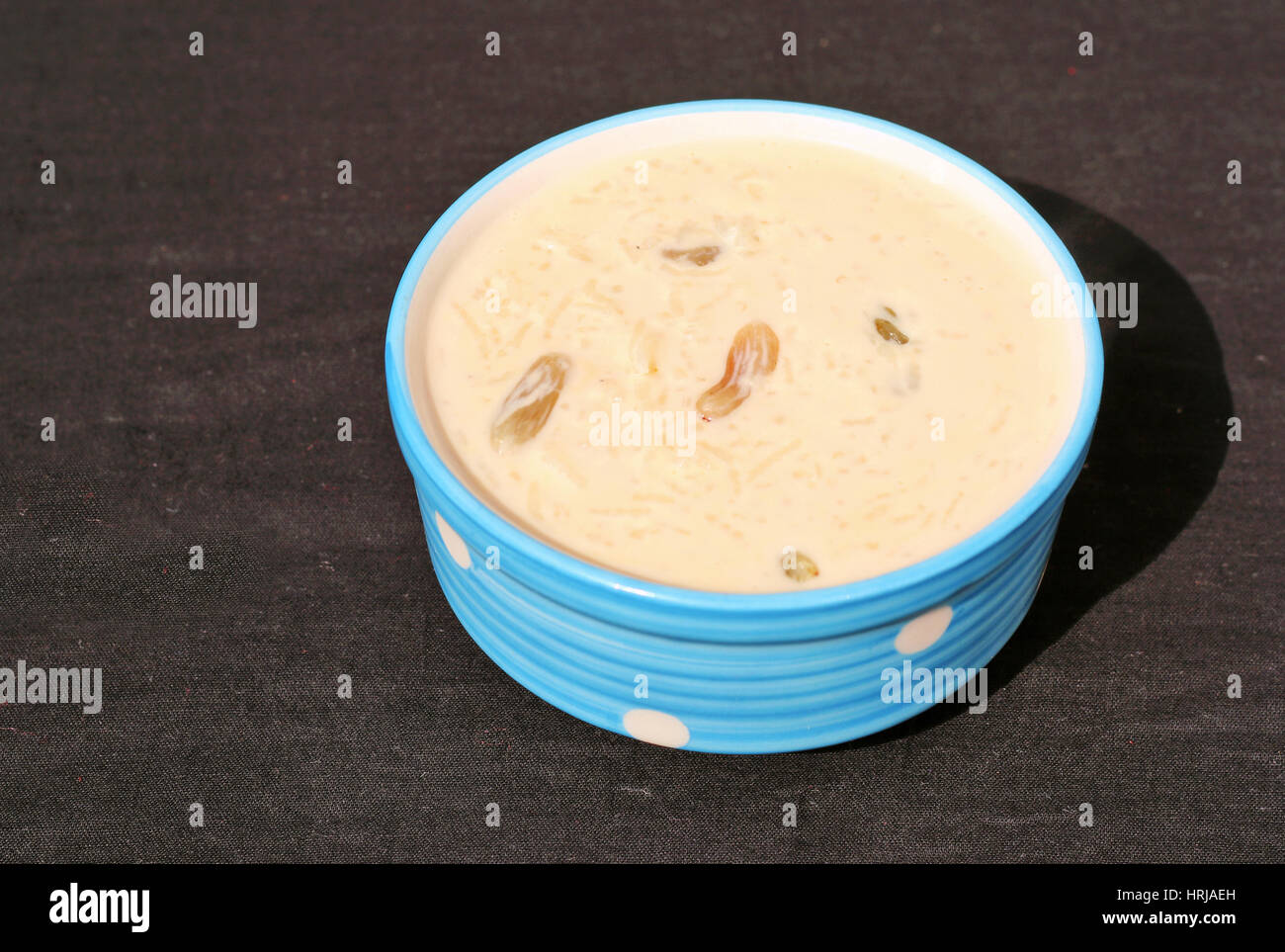 Popular Indian homemade sweet Kheer, made with rice and milk Stock ...