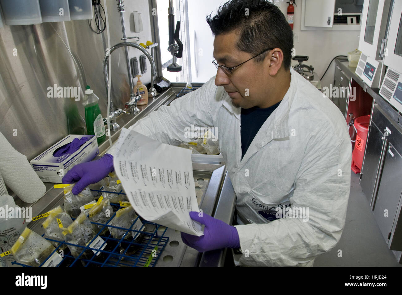 FDA Mobile Lab, Testing for Pathogens Stock Photo Alamy