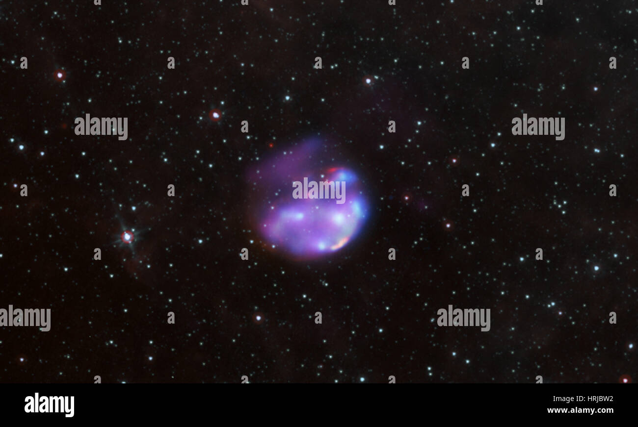 G306.3-0.9, Young Supernova, Composite Stock Photo