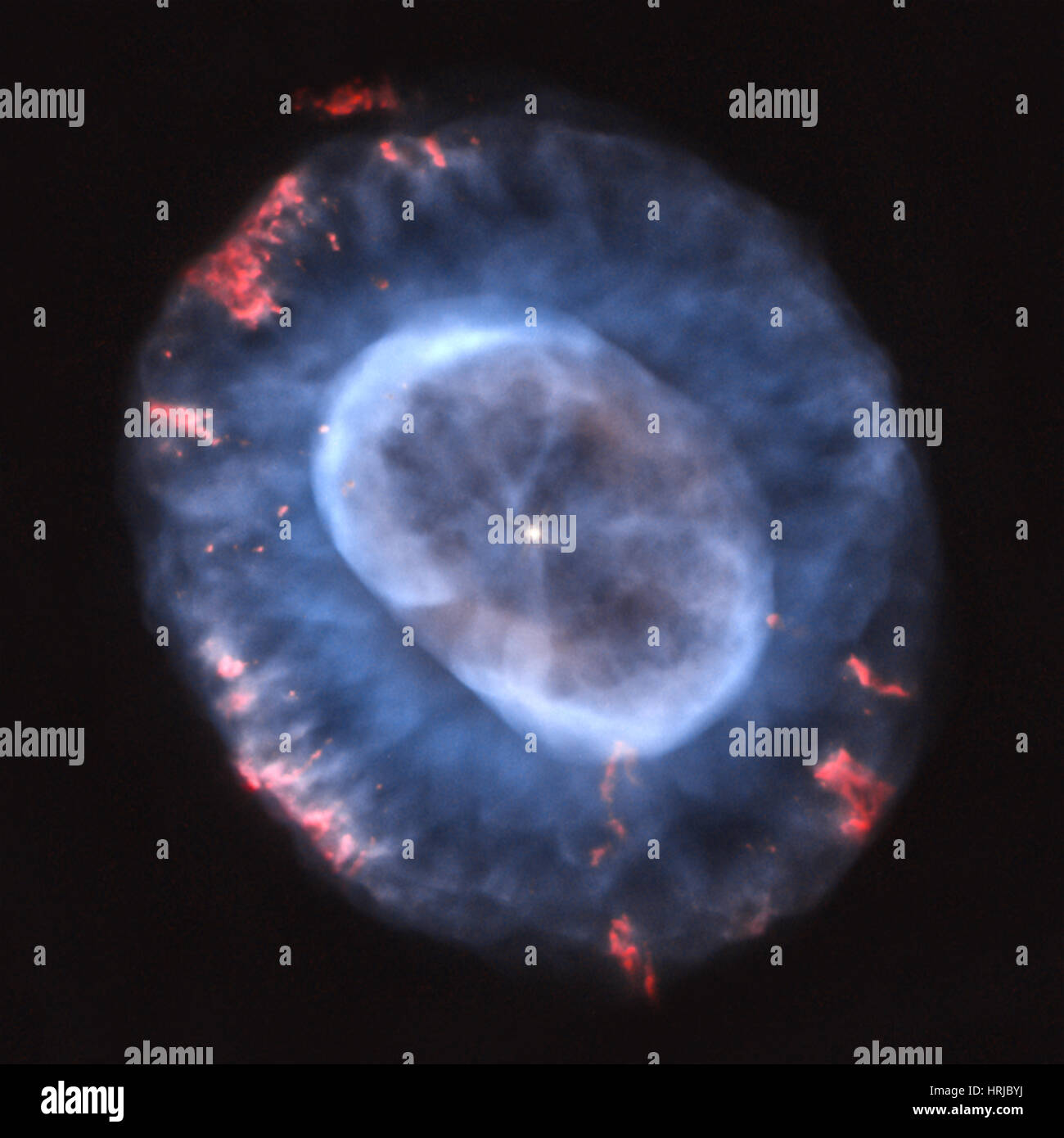 NGC 7662, Snowball Nebula, Optical Stock Photo Alamy