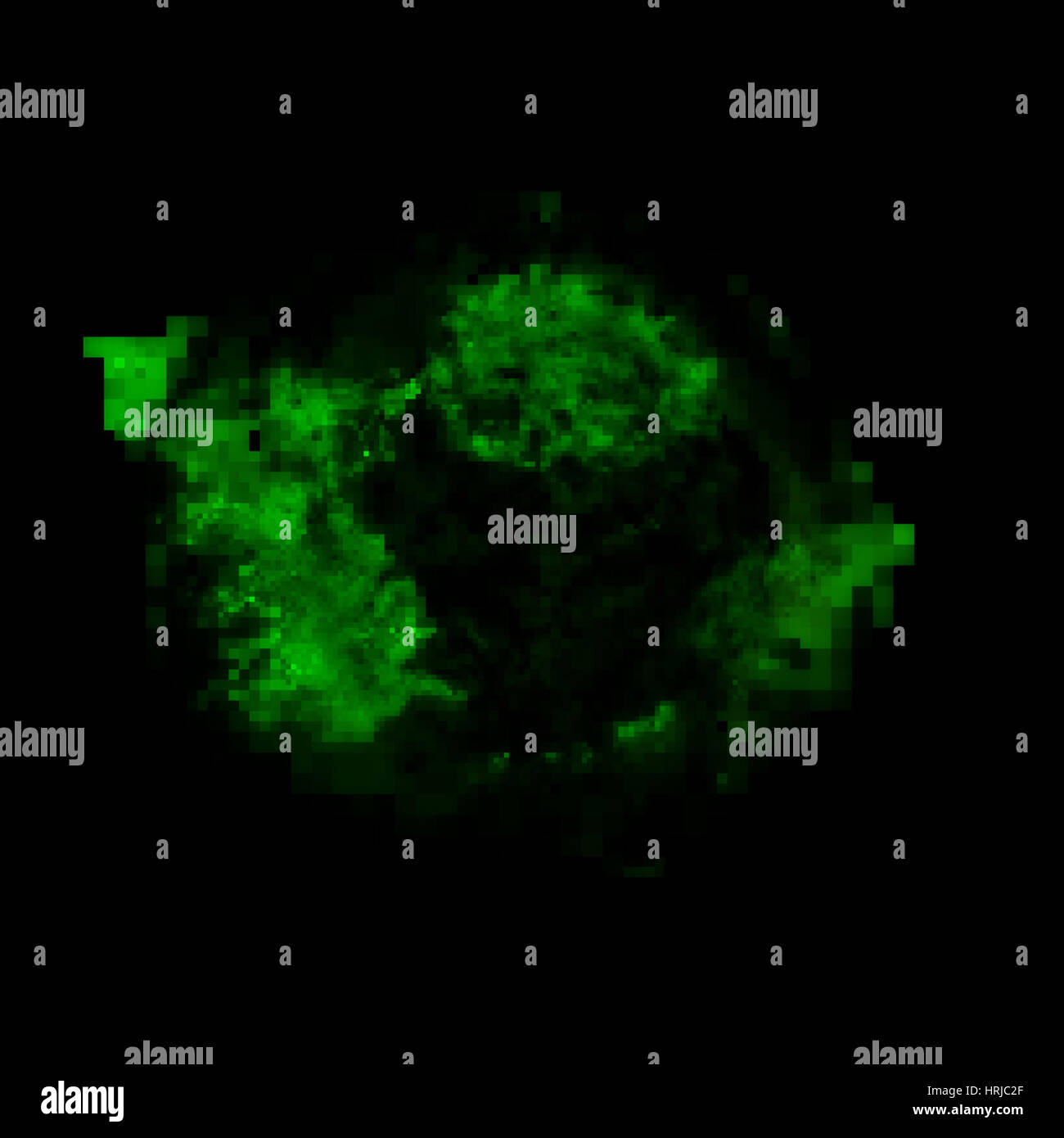 Cassiopeia A, Element Distribution Map Stock Photo