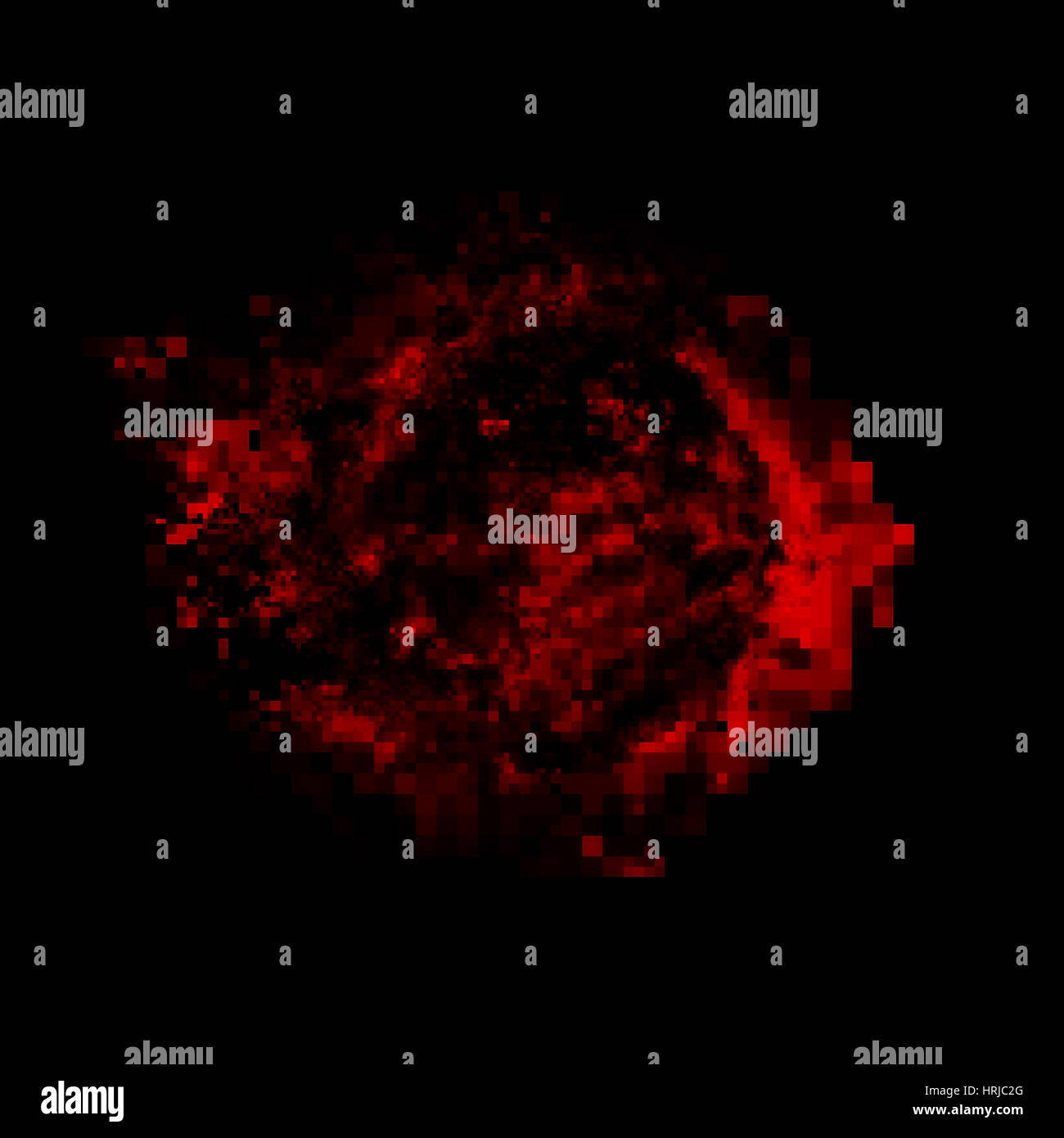 Cassiopeia A, Element Distribution Map Stock Photo