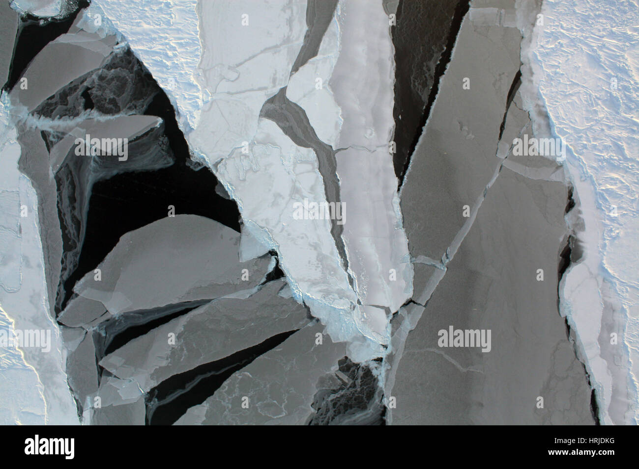 Arctic Sea Ice, DMS Image, 2012 Stock Photo