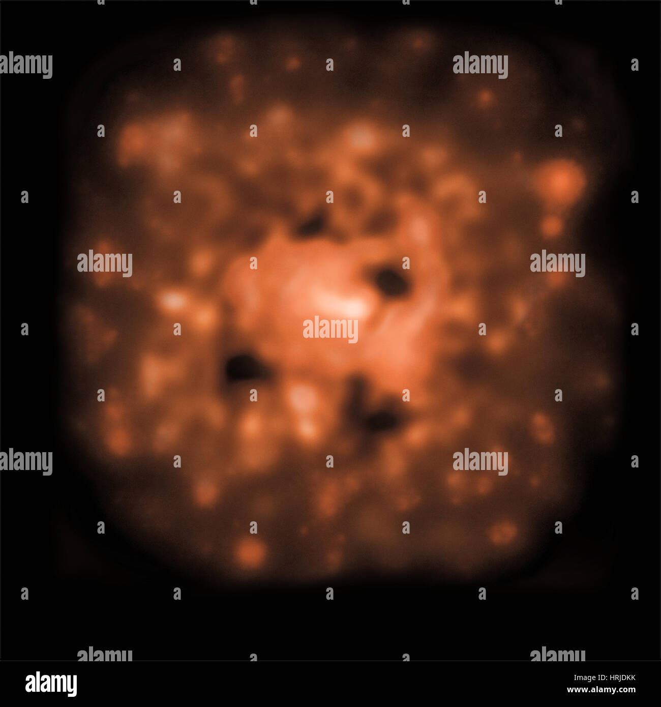 4C+00.58 Galaxy, Black Hole, X-Ray Stock Photo