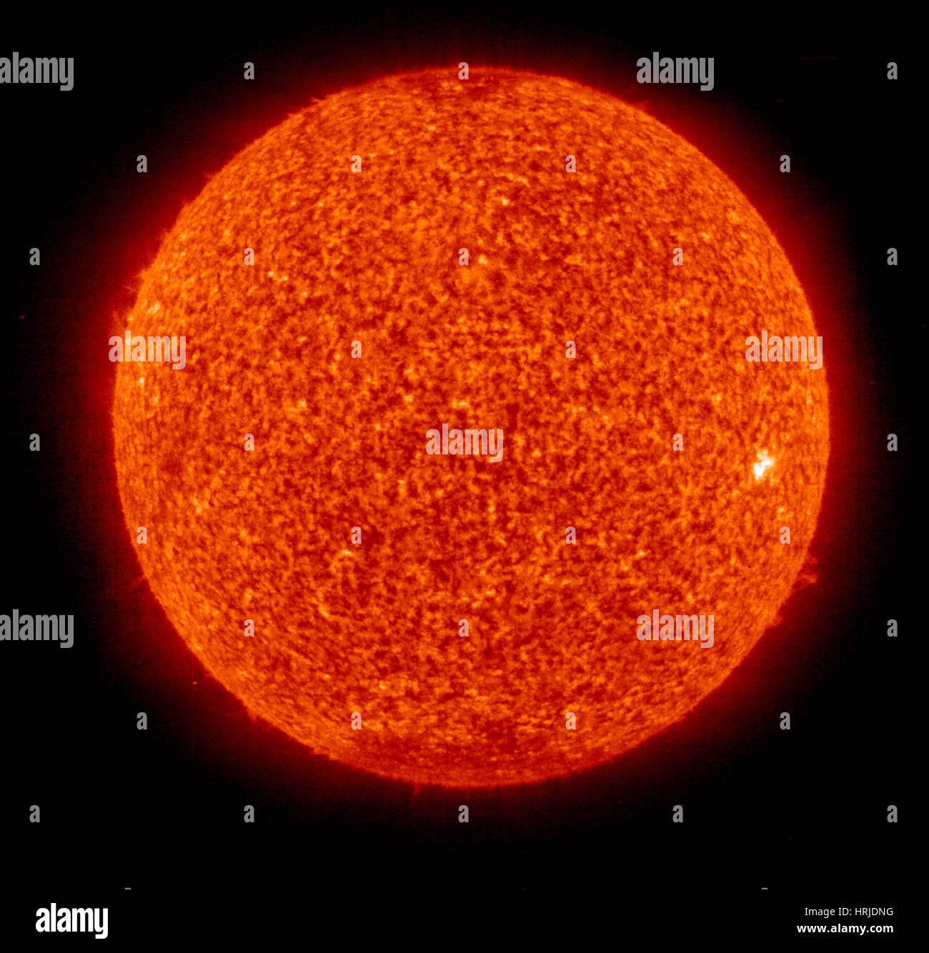 Sunspots, Solar Cycle 24, SOHO, 2009 Stock Photo