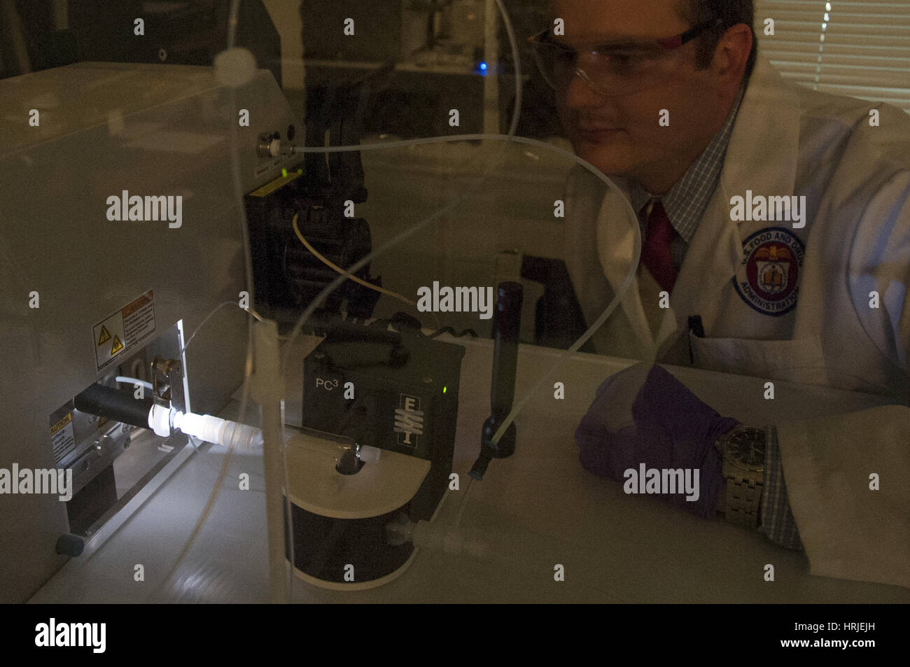 FDA Lab, Testing Food for Arsenic, 2013 Stock Photo Alamy