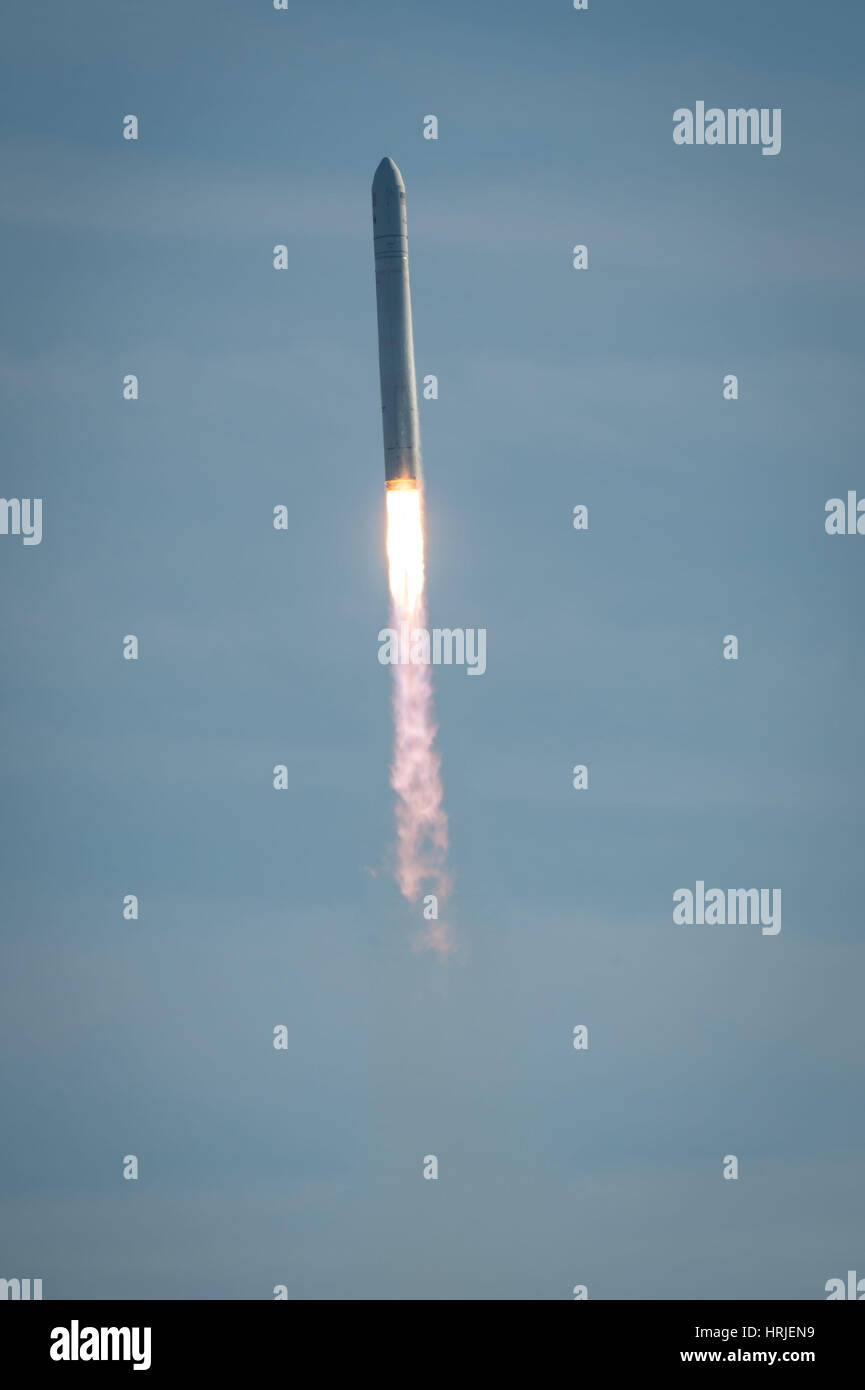 Orbital-1 Mission Antares Launch Stock Photo