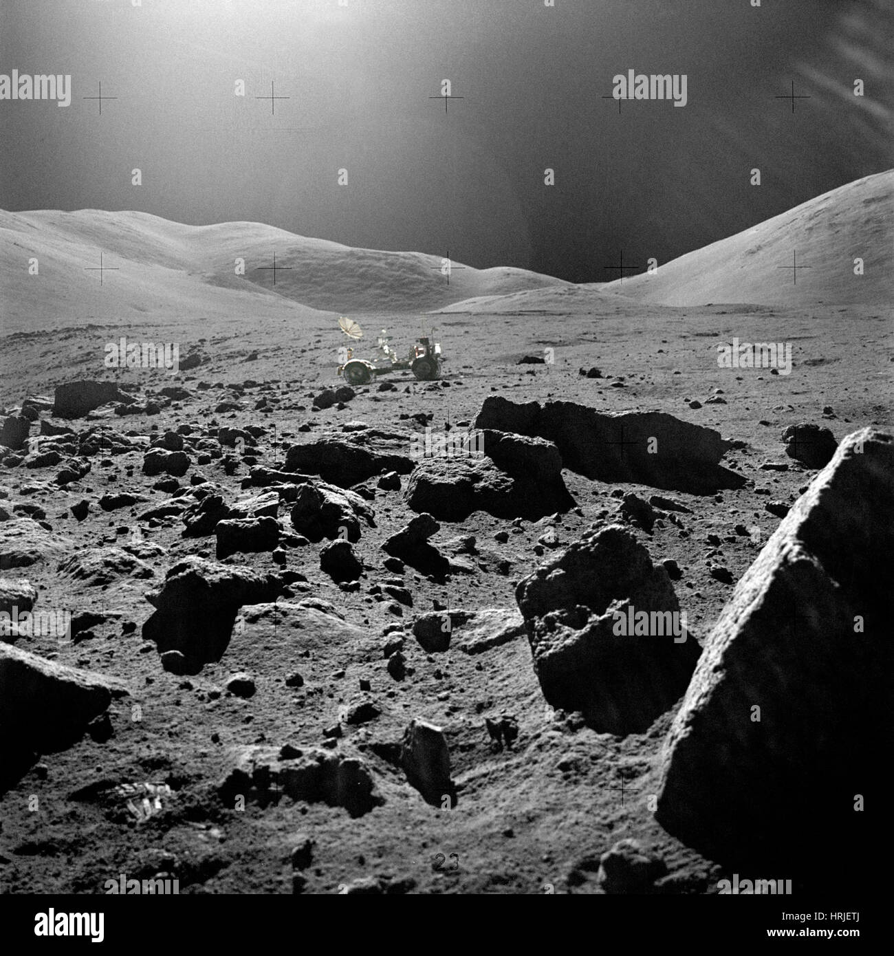Apollo 17 Lunar Rover Stock Photo