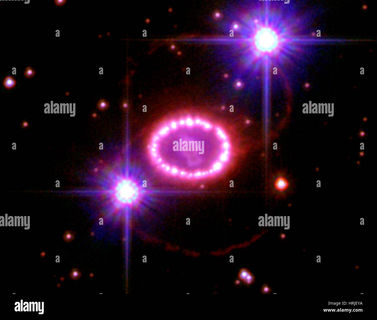 Supernova 1987a Remnant Stock Photo