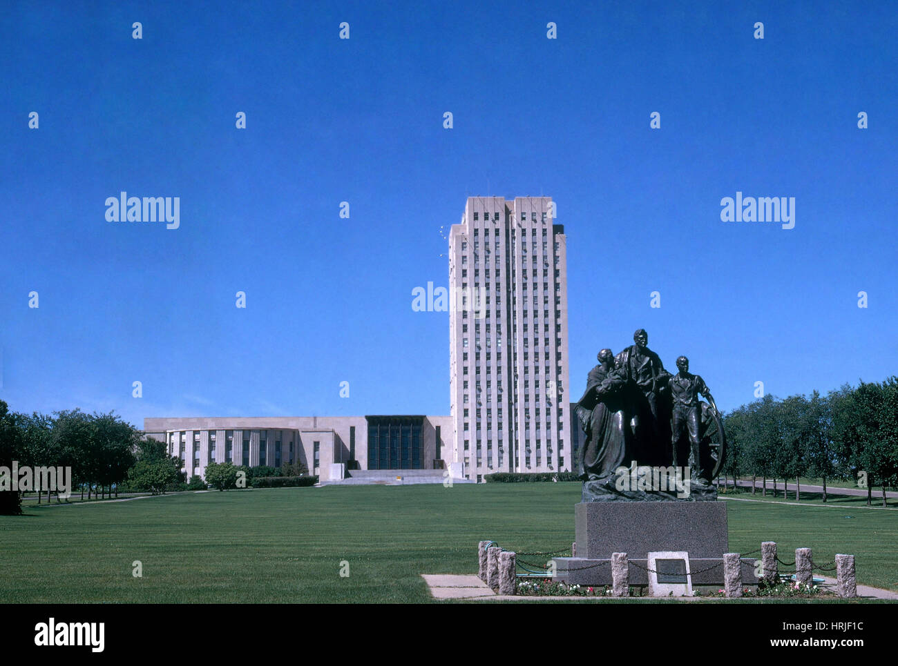 North Dakota State Capitol Stock Photo