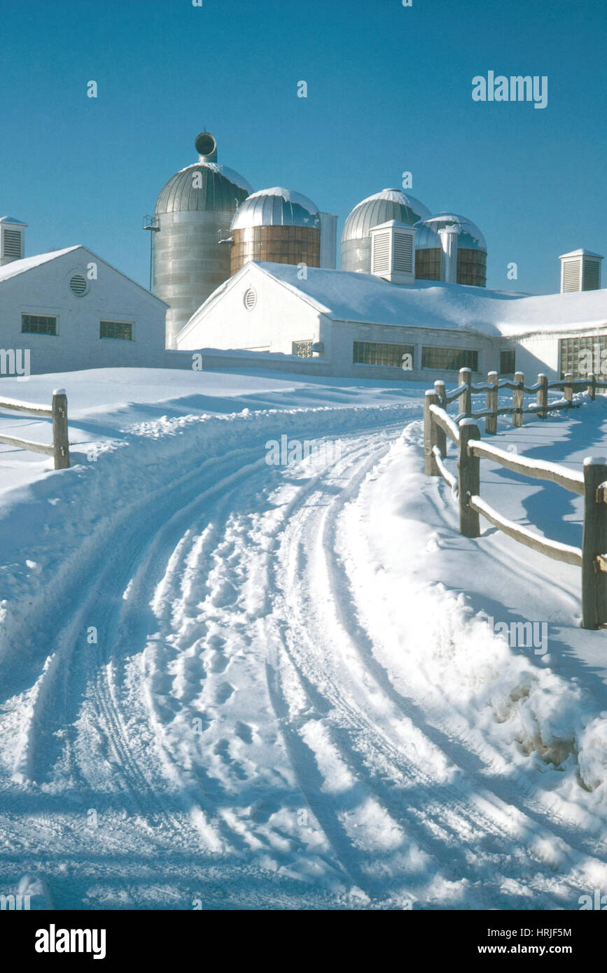 Winter, CT Stock Photo