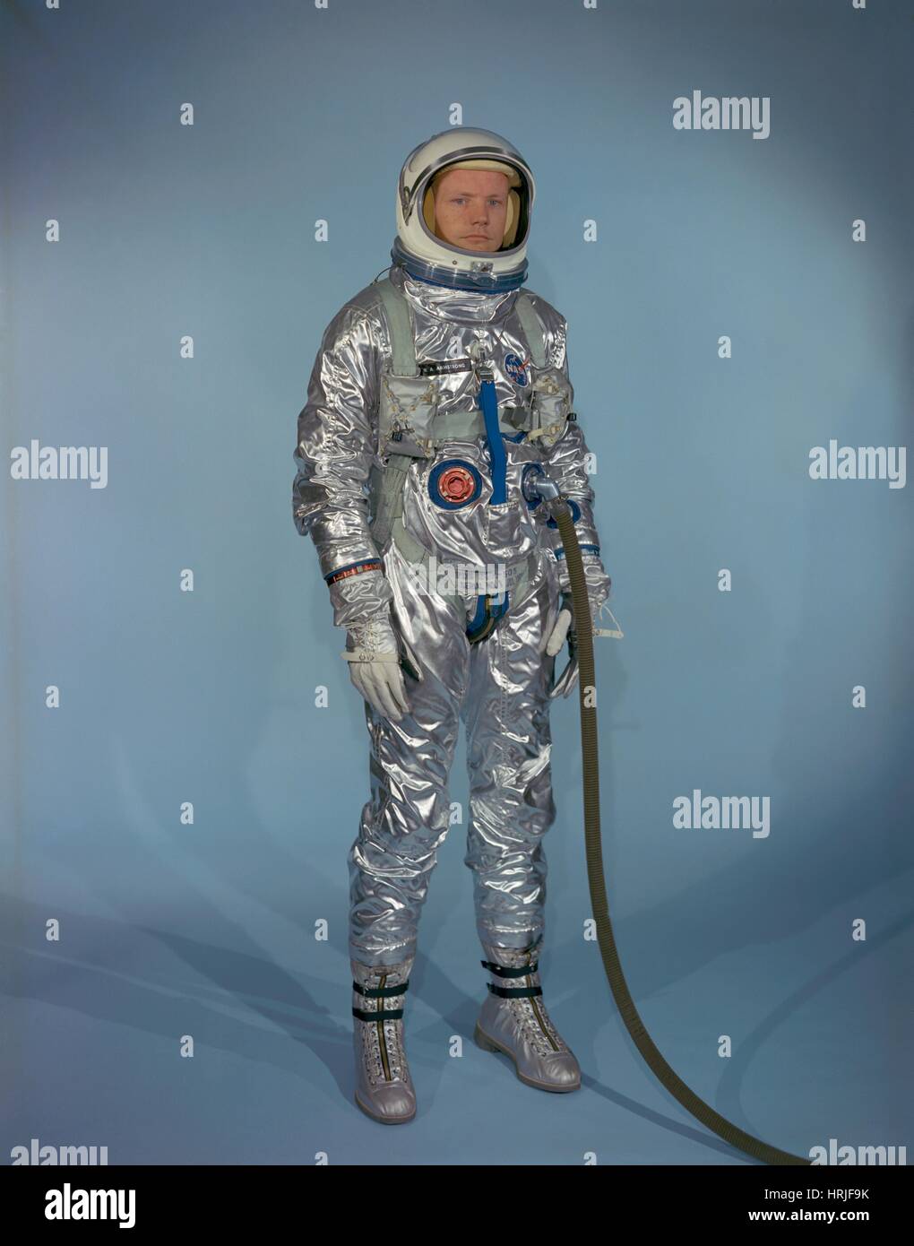 Neil Armstrong, Gemini G-2C Training Suit Stock Photo