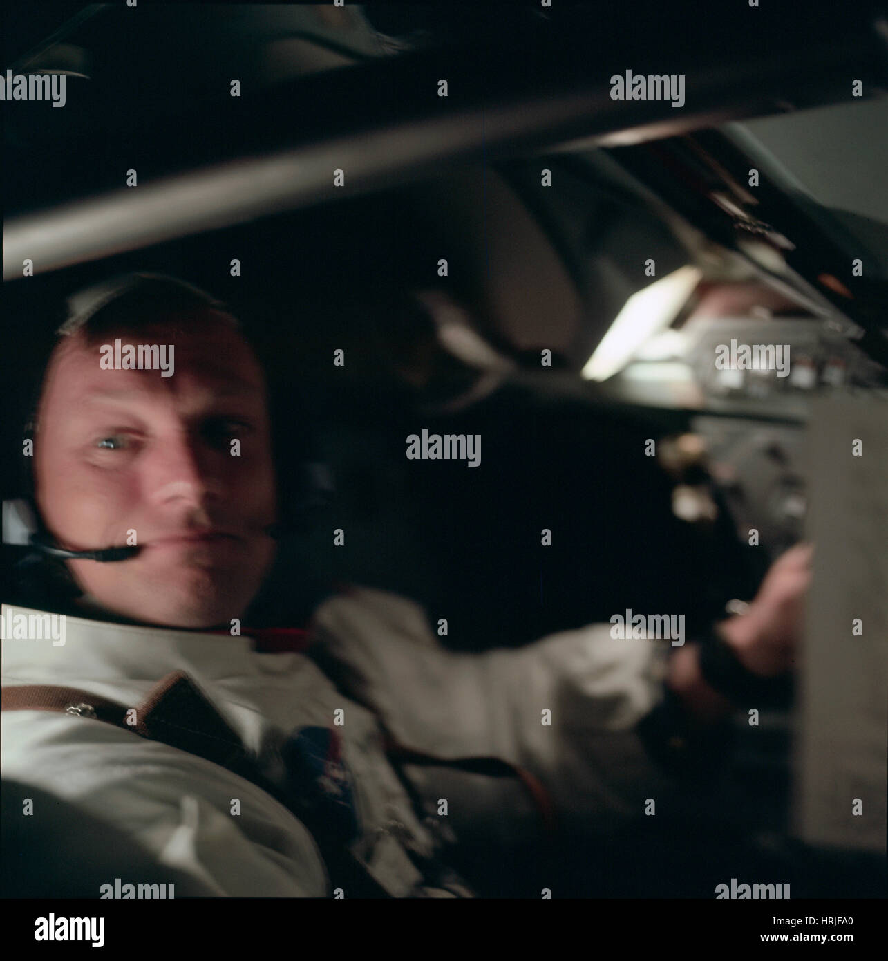 Neil Armstrong, Apollo 11 Astronaut, CSM Stock Photo