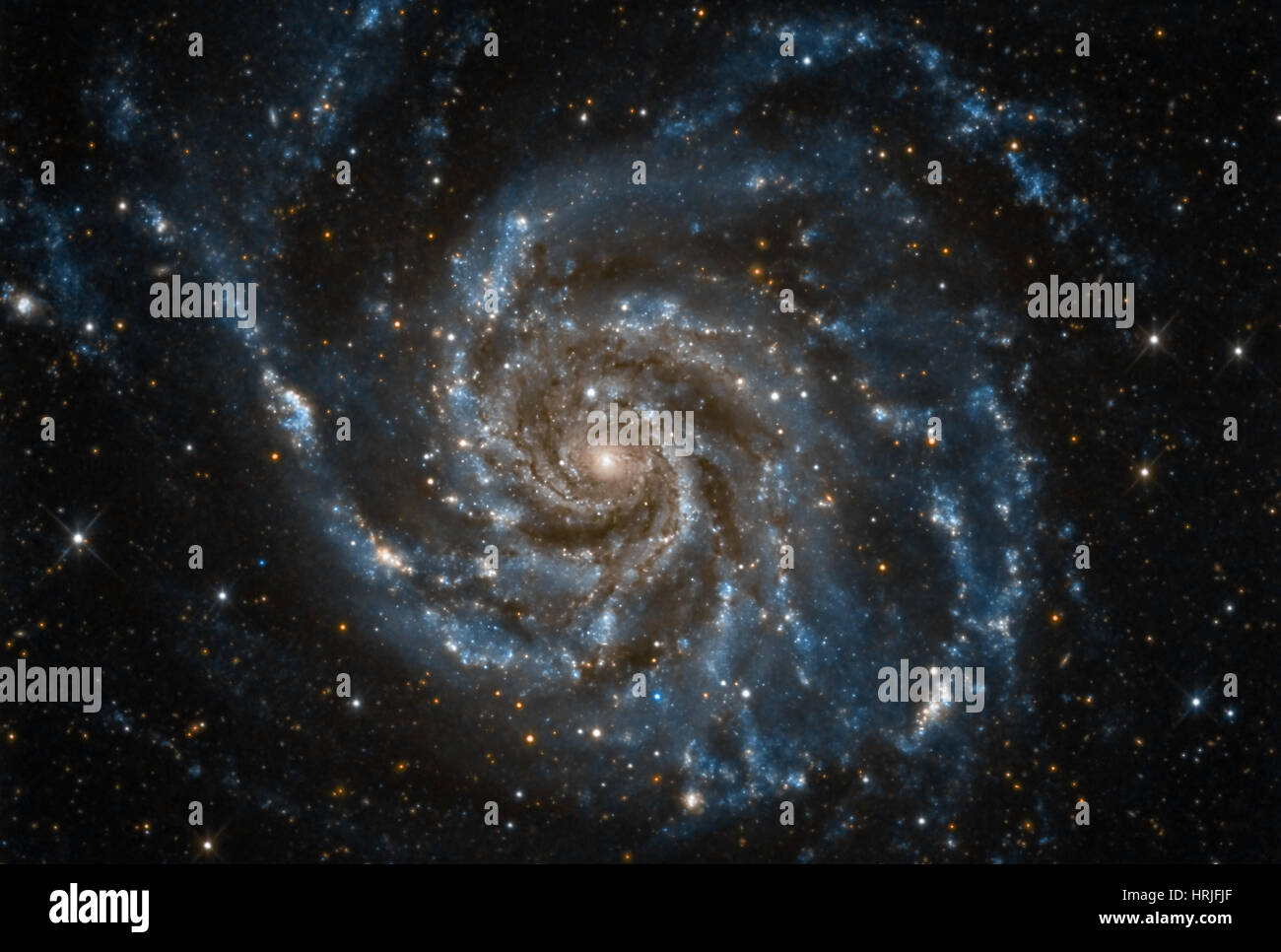 Pinwheel Galaxy, M101, NGC 5457, Optical Stock Photo