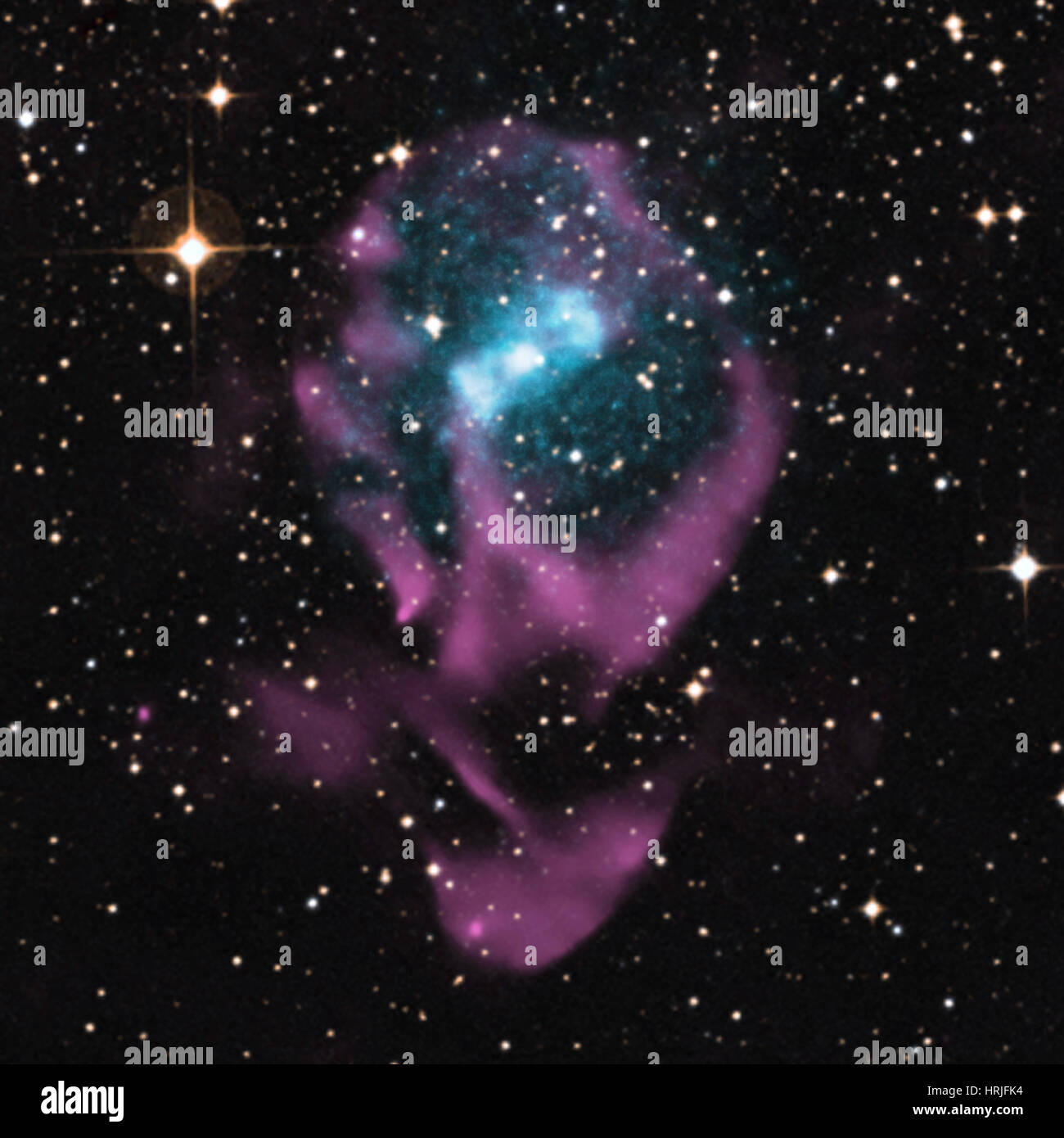 Circinus X-1, X-Ray Binary Star, Composite Stock Photo