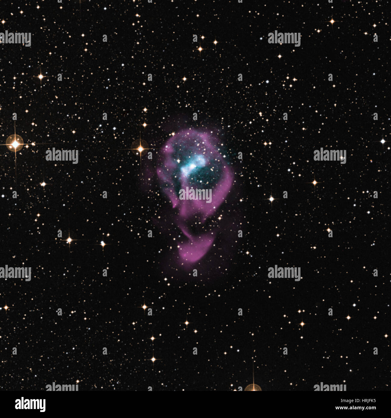 Circinus X-1, X-Ray Binary Star, Composite Wide Stock Photo