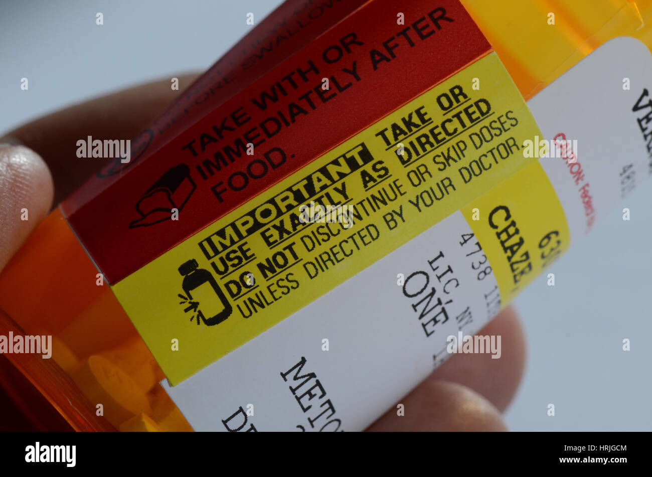 Medication drug warning label hires stock photography and images Alamy