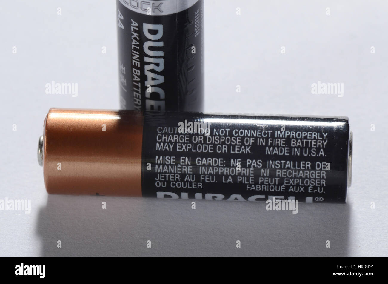 Battery Warning Label Stock Photo - Alamy