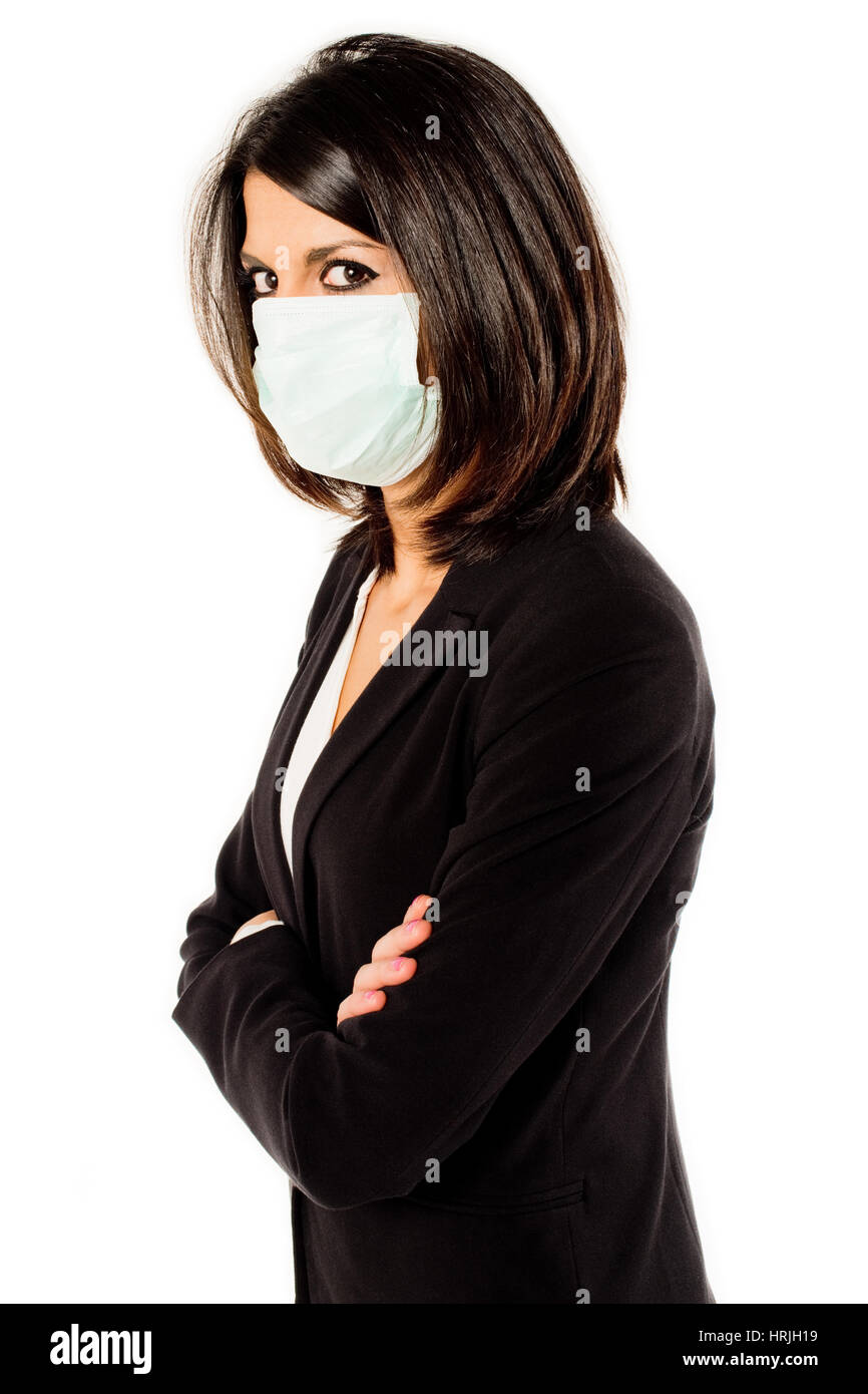fear of infections Stock Photo