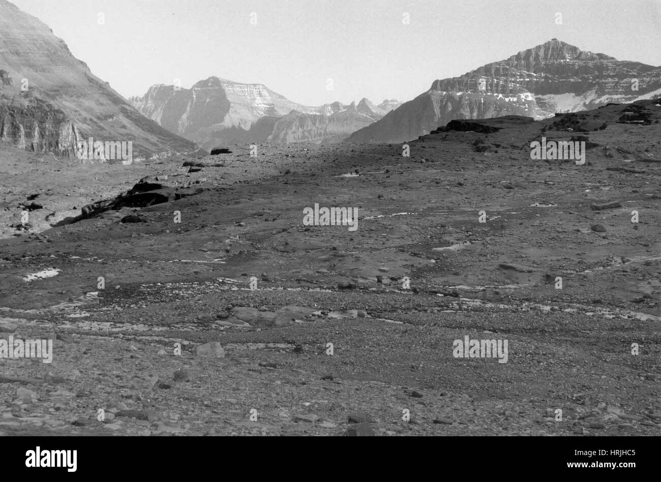 Boulder Glacier, Glacier NP, 1988 Stock Photo