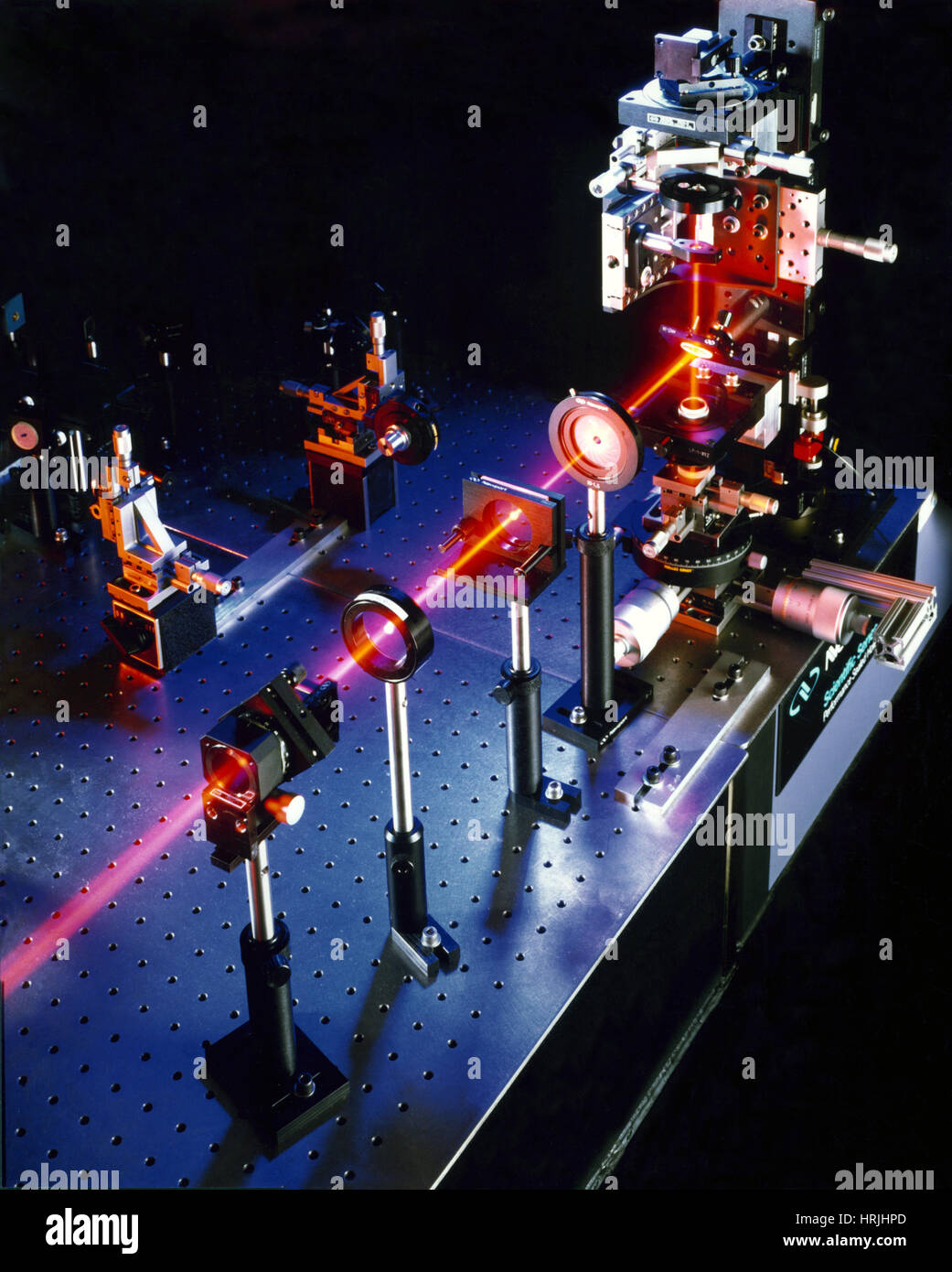 Solar Cell Research, Ultrafast Laser Stock Photo