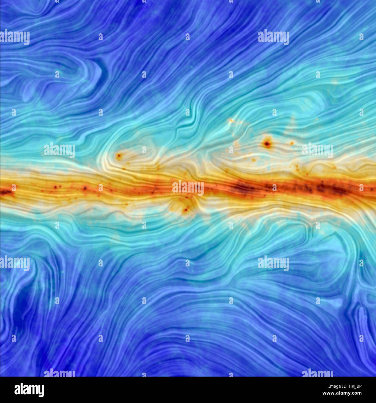 Magnetic Field Along the Galactic Plane Stock Photo - Alamy