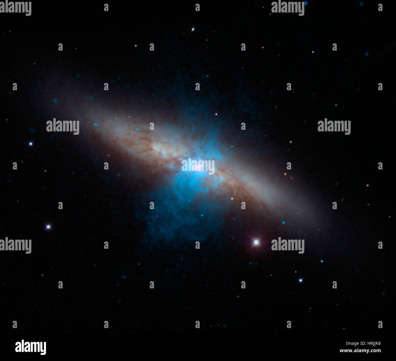 Cigar Galaxy, M82, NGC 3034 Stock Photo