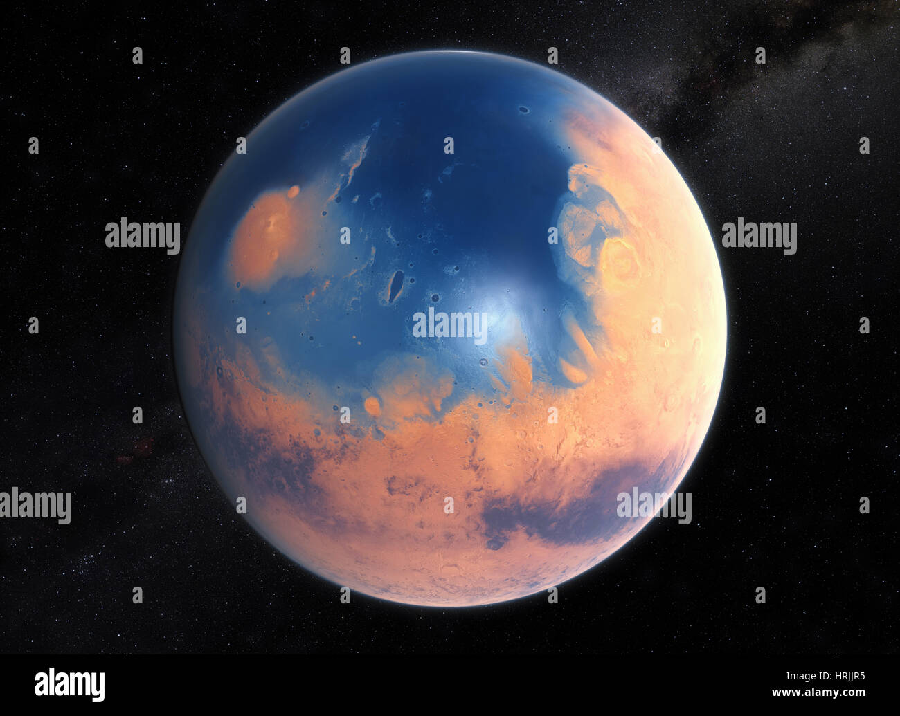 Space exploration artist mars hi-res stock photography and images - Alamy